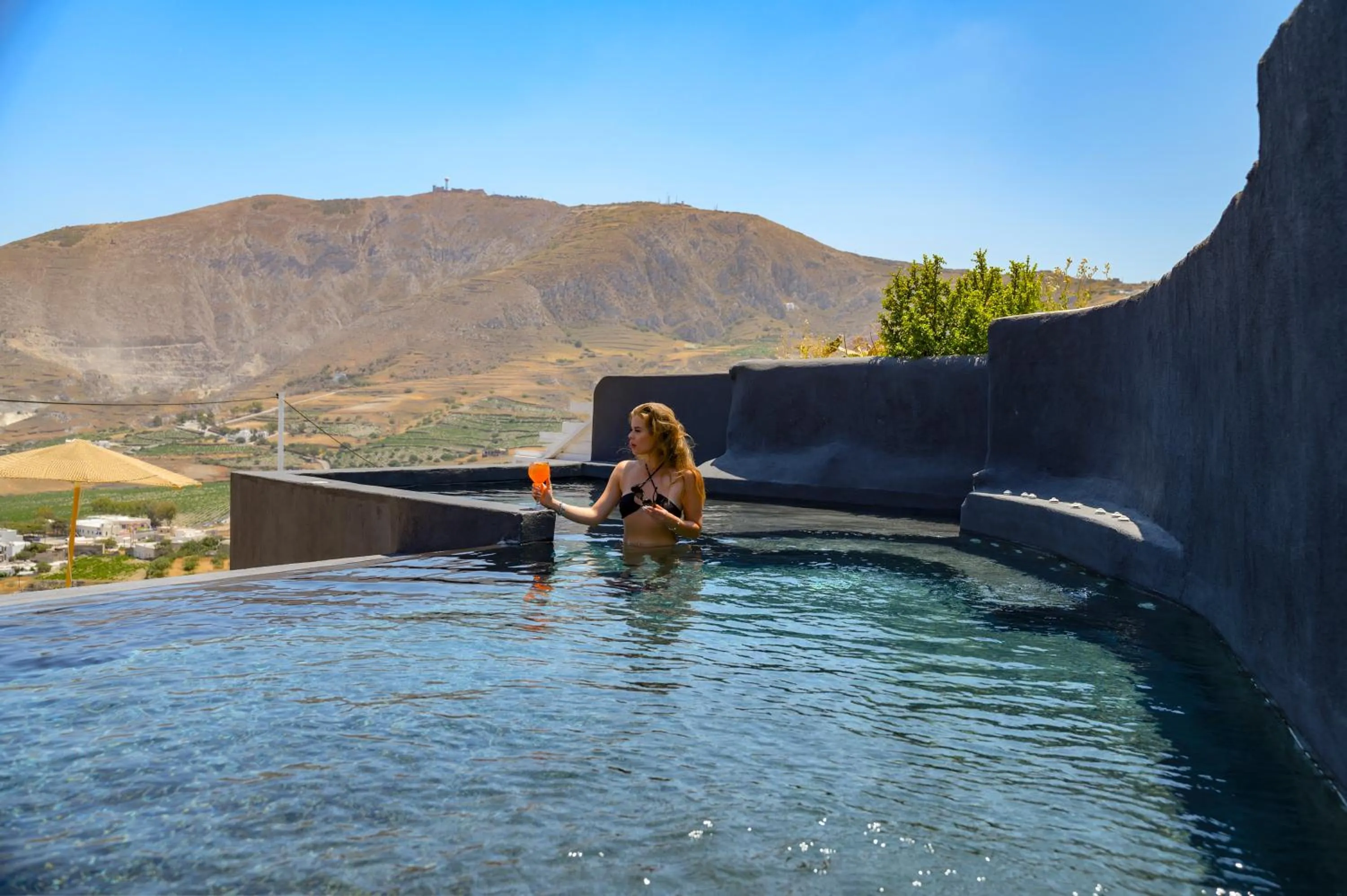 Pool view in Nano Suites