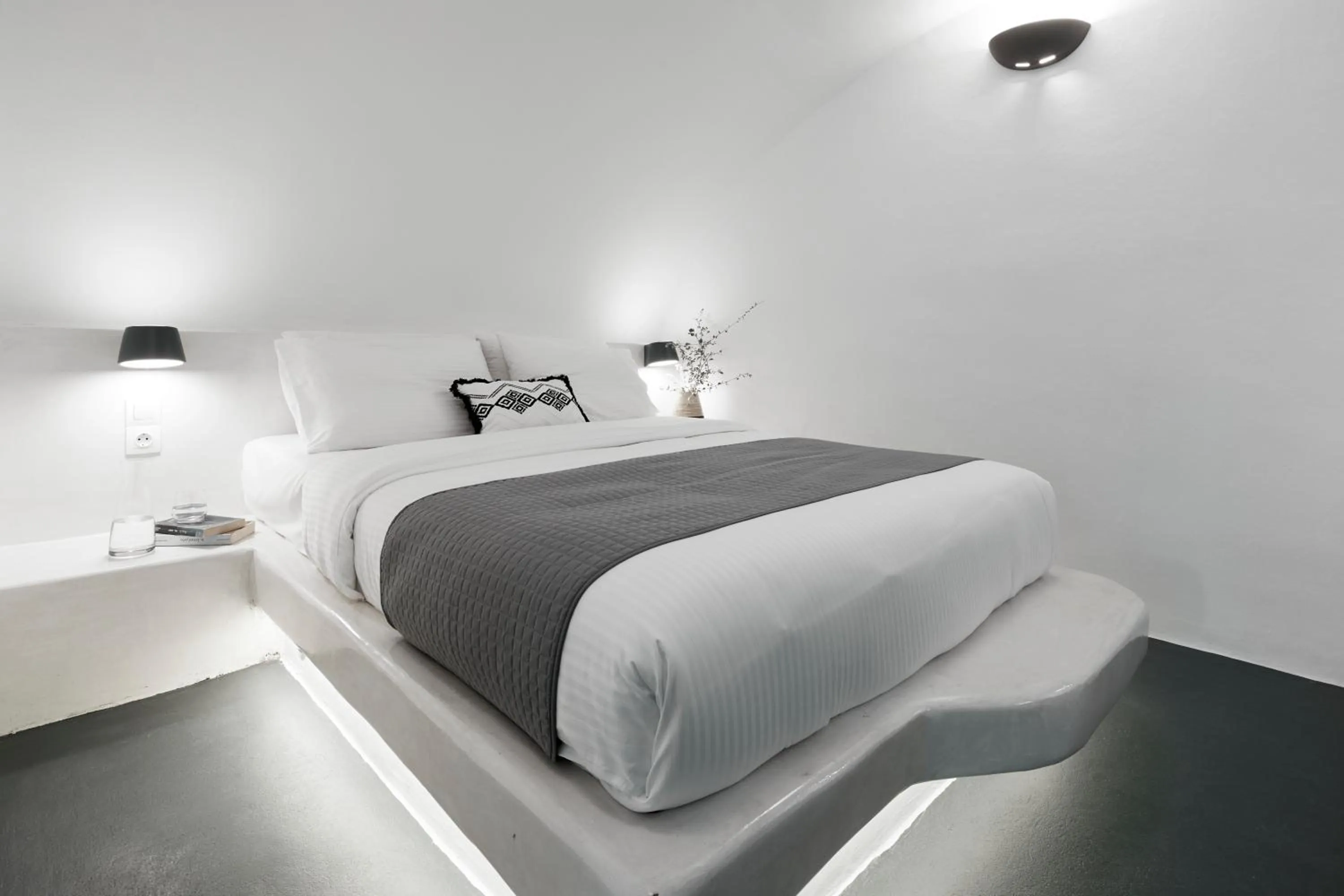 Photo of the whole room, Bed in Nano Suites