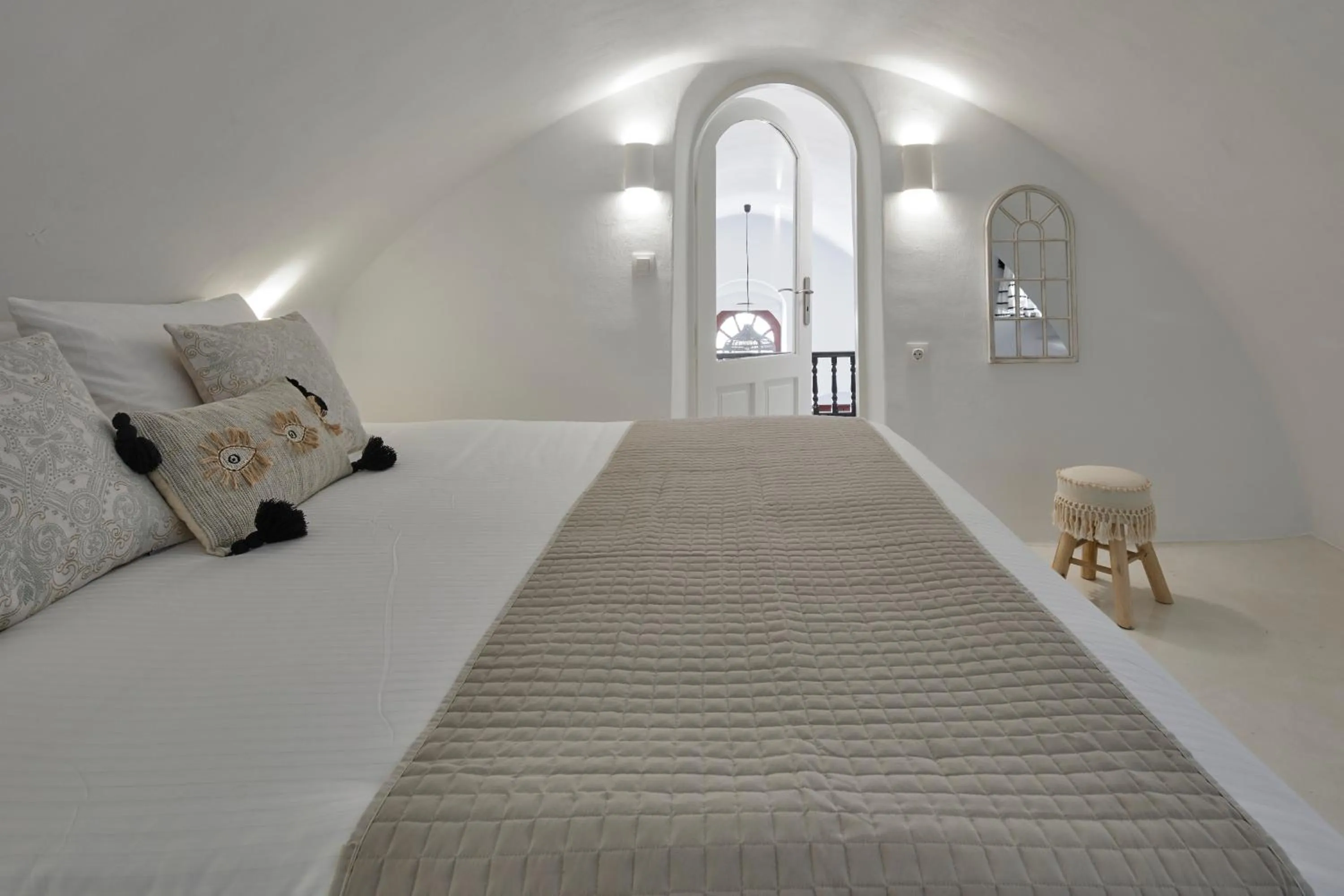 Photo of the whole room, Bed in Nano Suites