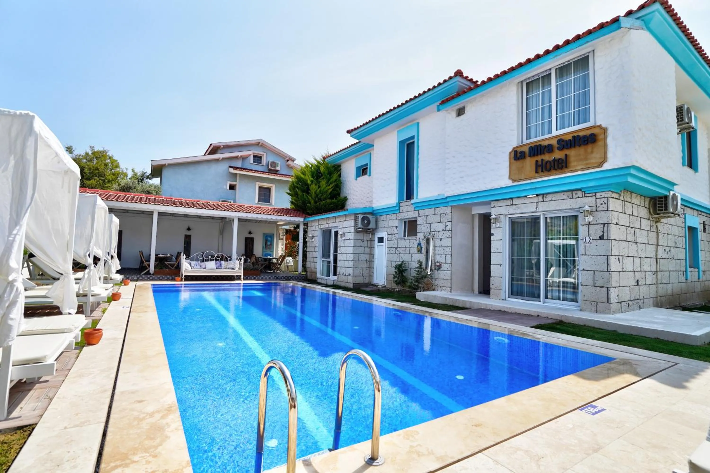 Swimming pool in La Mira Suites