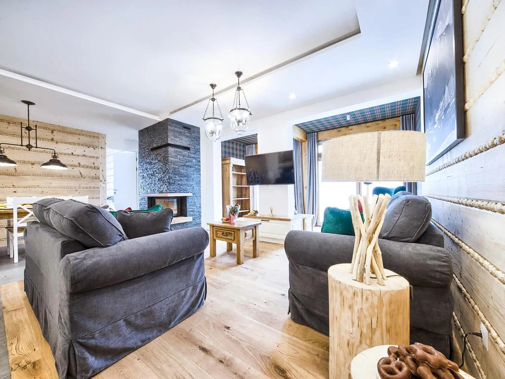 Living room in VisitZakopane - Coral Spa Apartment