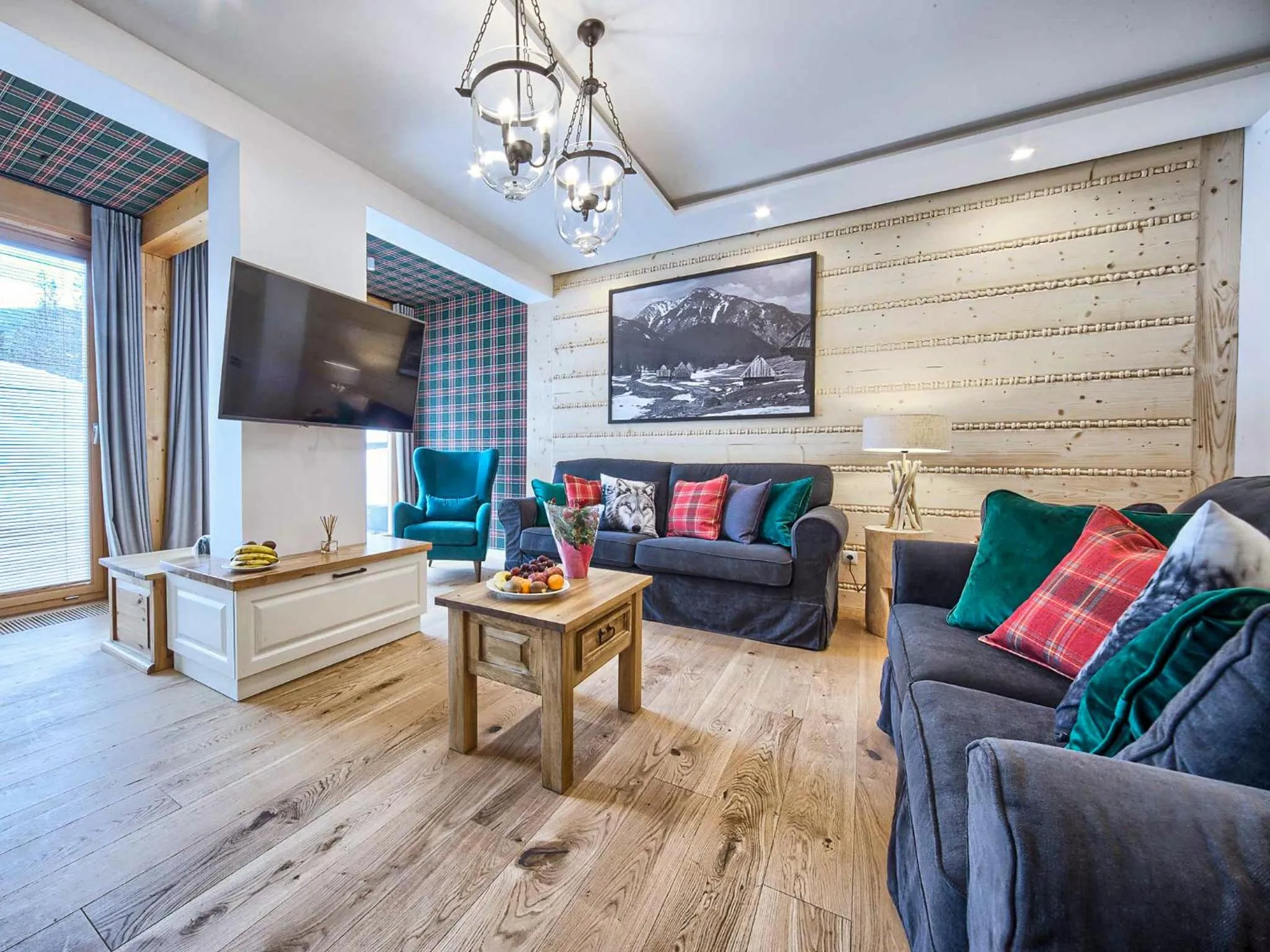 Living room in VisitZakopane - Coral Spa Apartment
