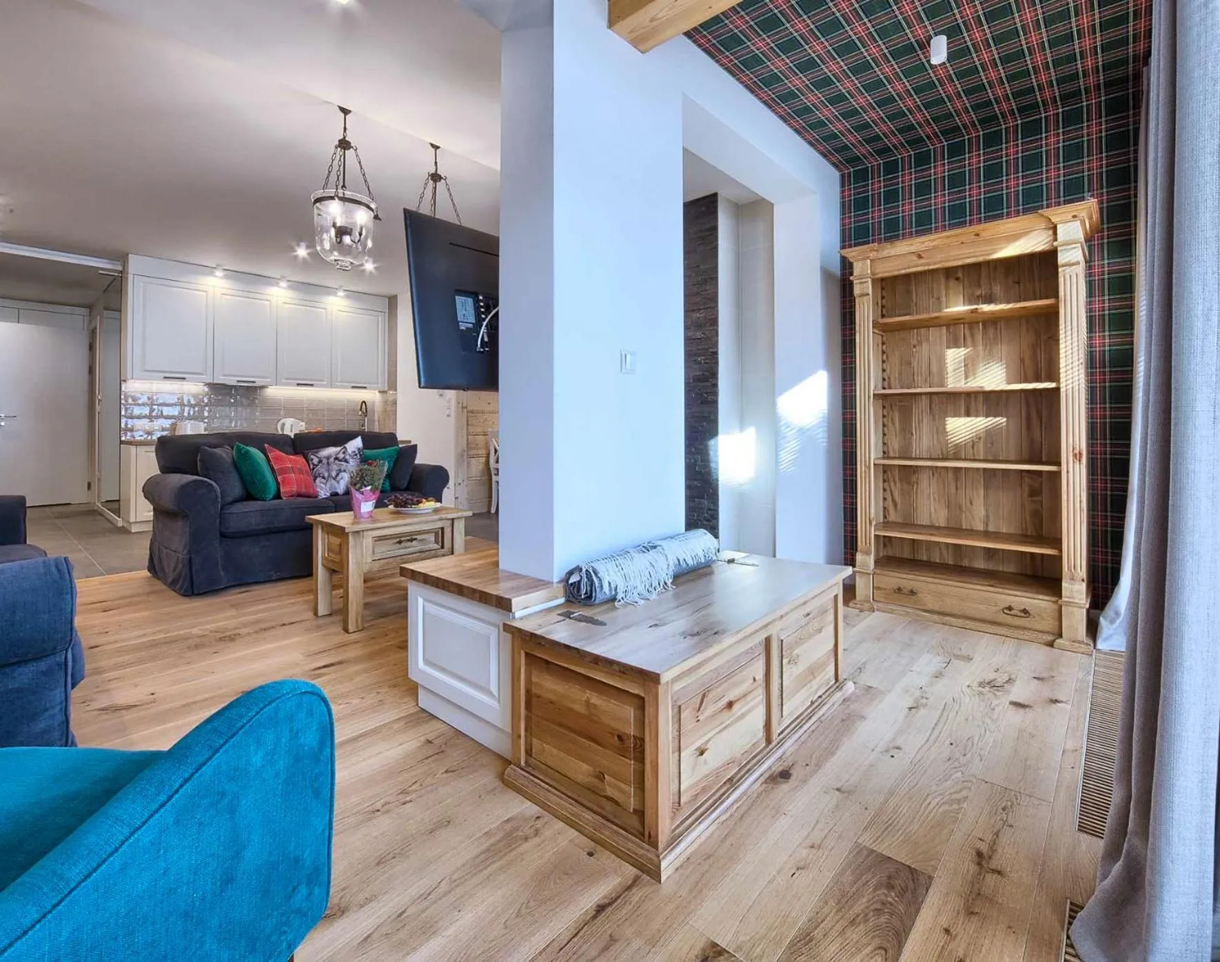 Living room in VisitZakopane - Coral Spa Apartment
