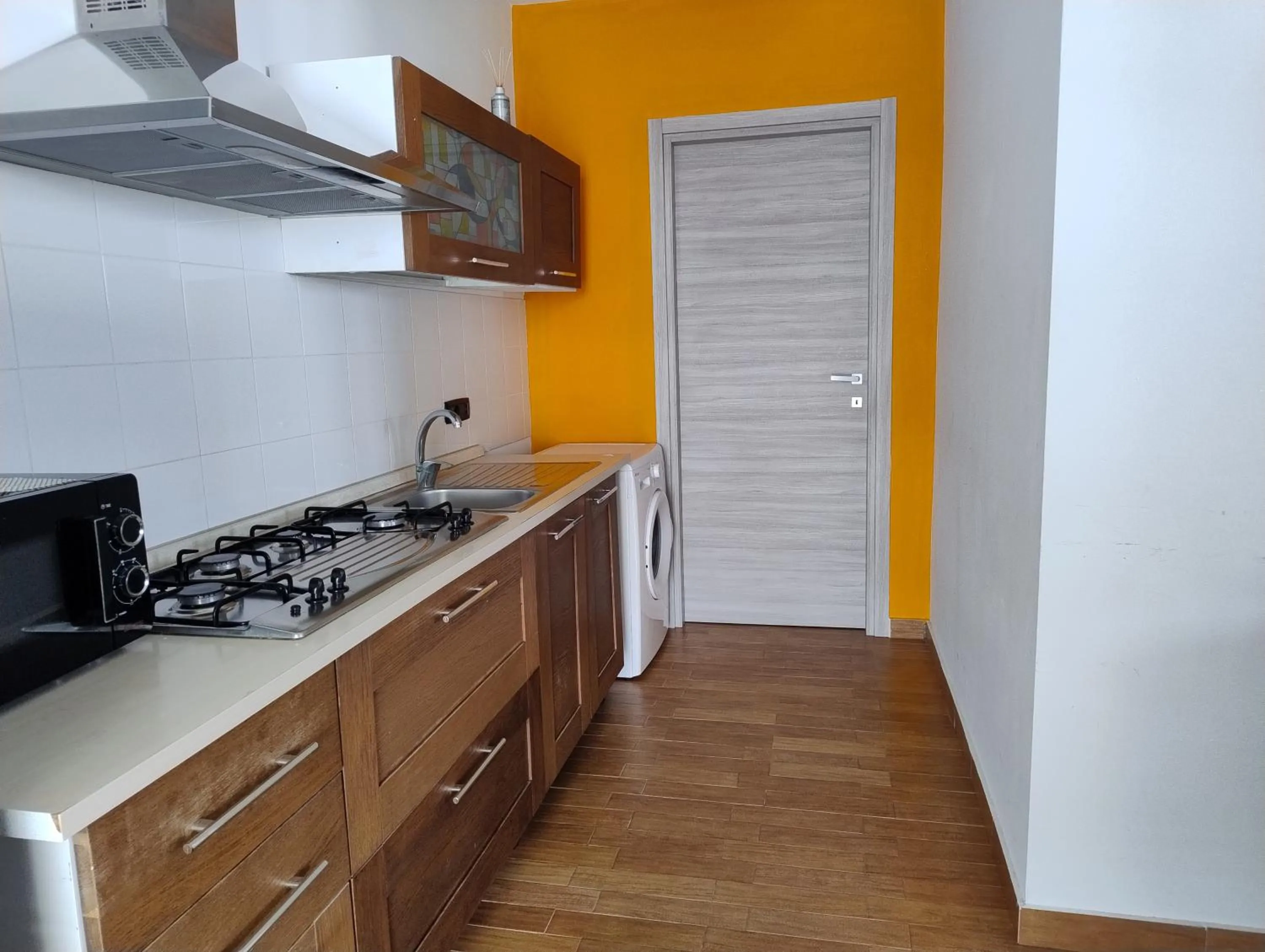 Kitchen or kitchenette in la perla dello ionio