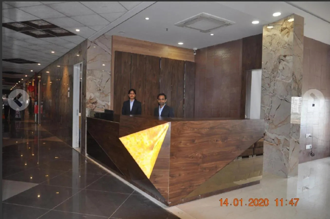 Lobby or reception in Meridian Hotel & Banquet
