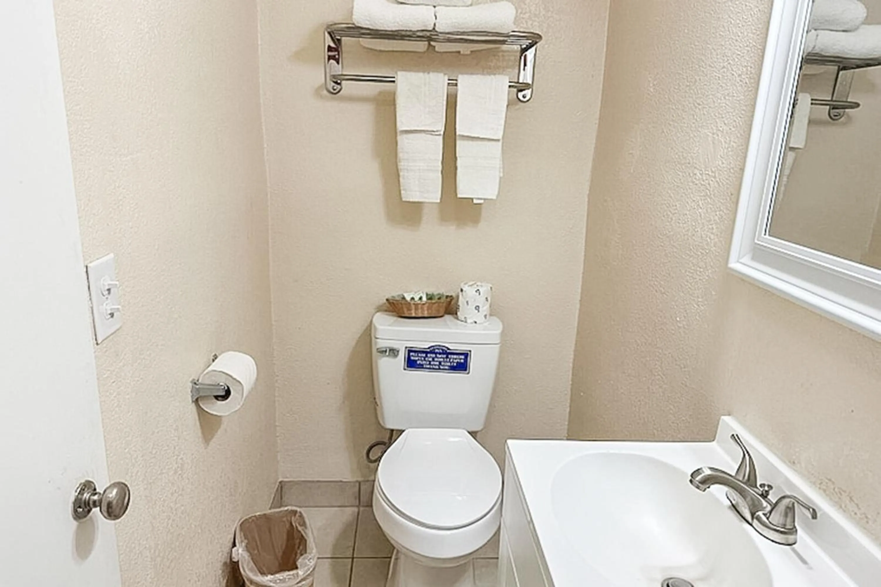 Bathroom in Economy Inn By OYO, Lamesa TX