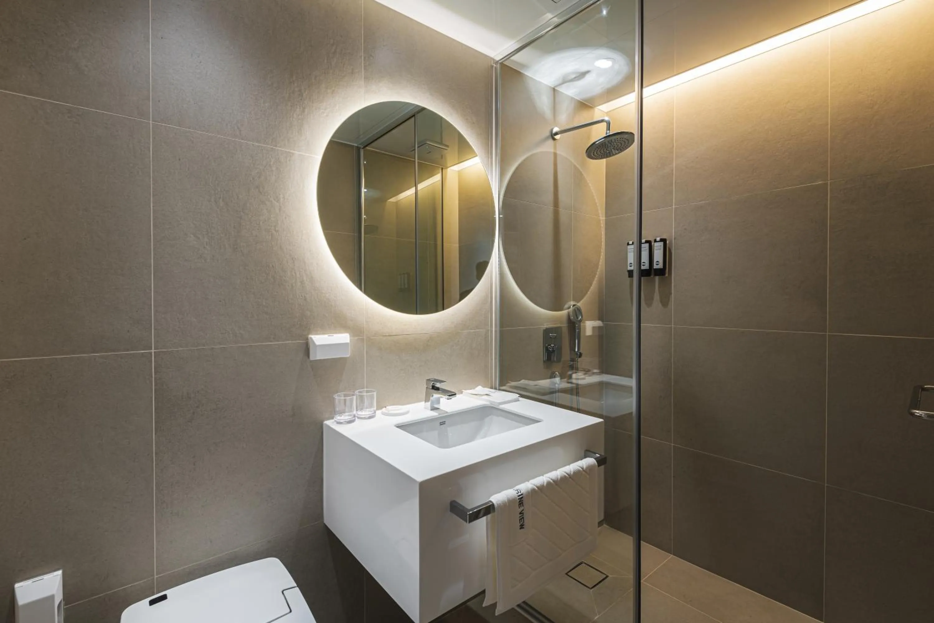 Toilet in Hotel Marine view