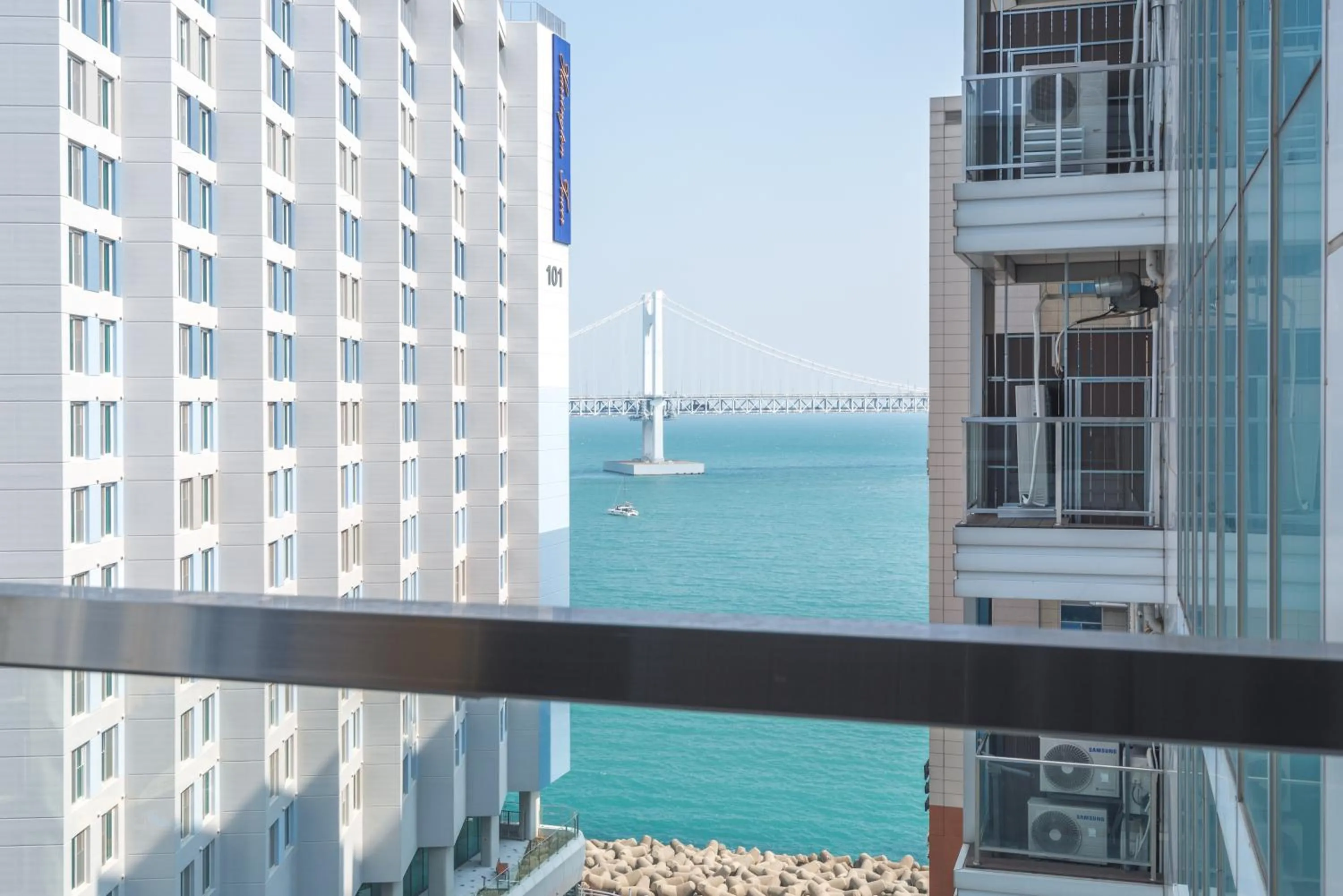 Balcony/Terrace in Hotel Marine view