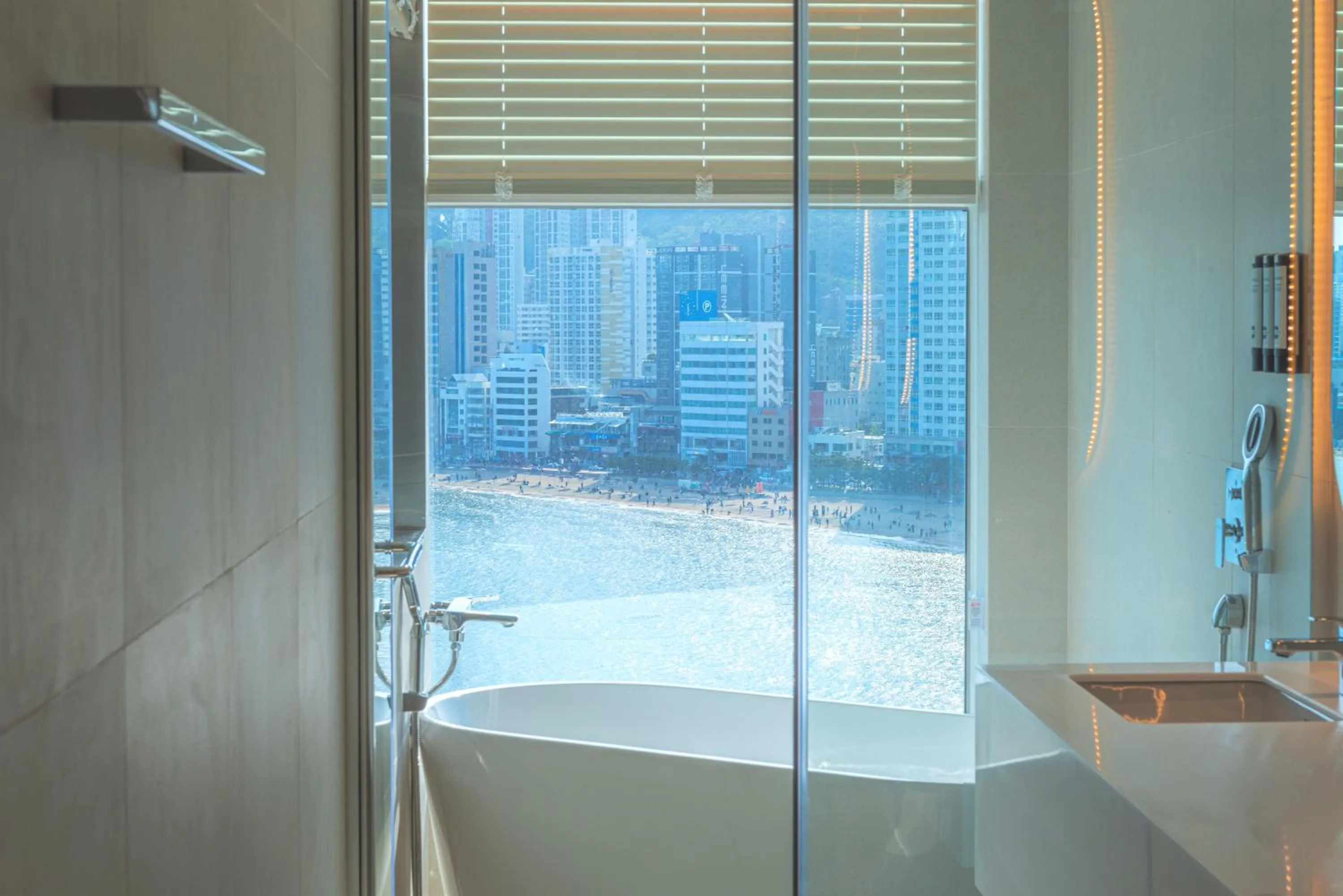 Bathroom in Hotel Marine view