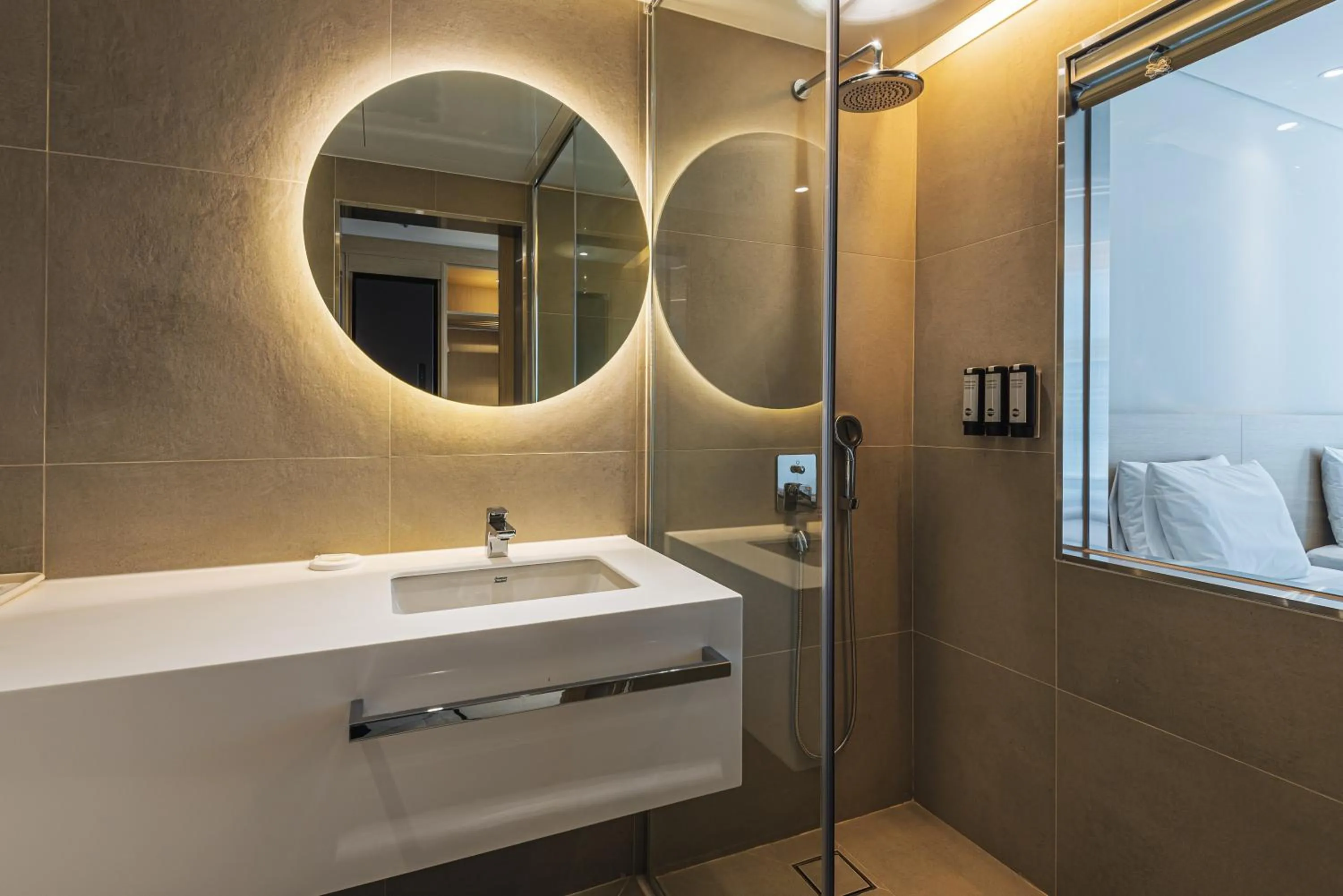 Shower in Hotel Marine view