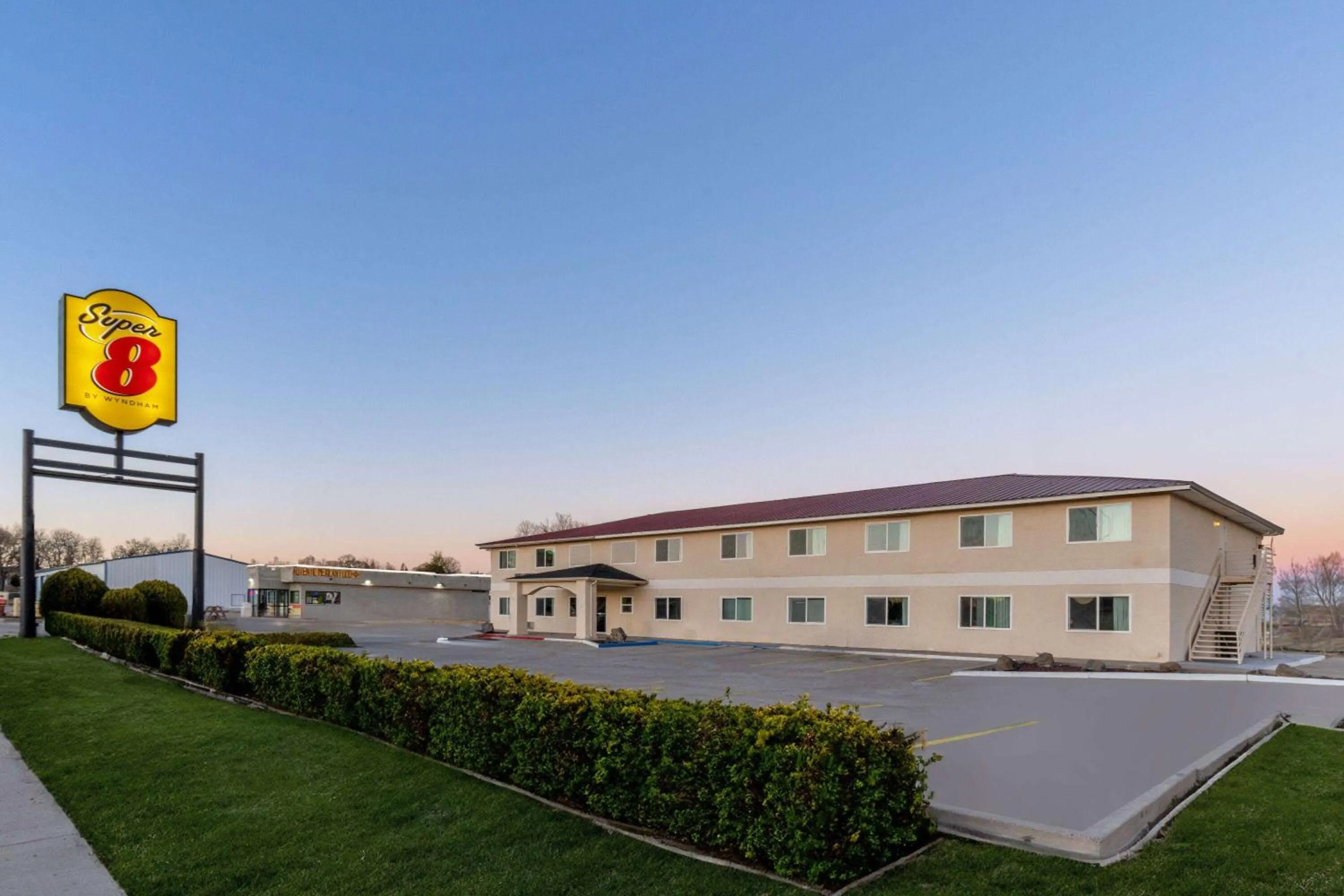 Property building in Super 8 by Wyndham Clayton