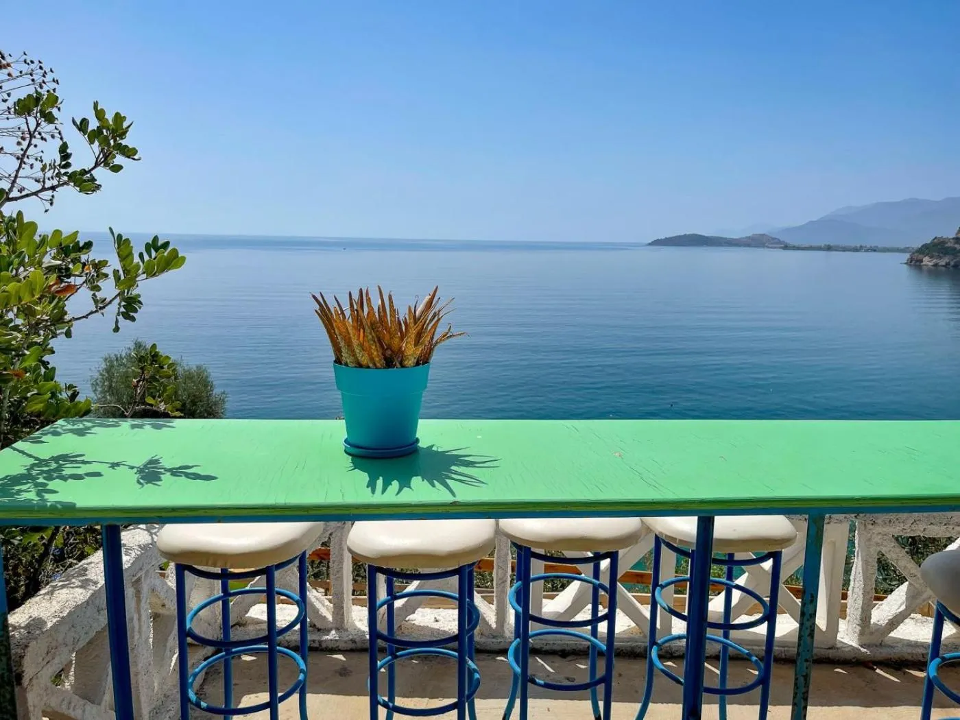 Sea view in Muses seaside Villas