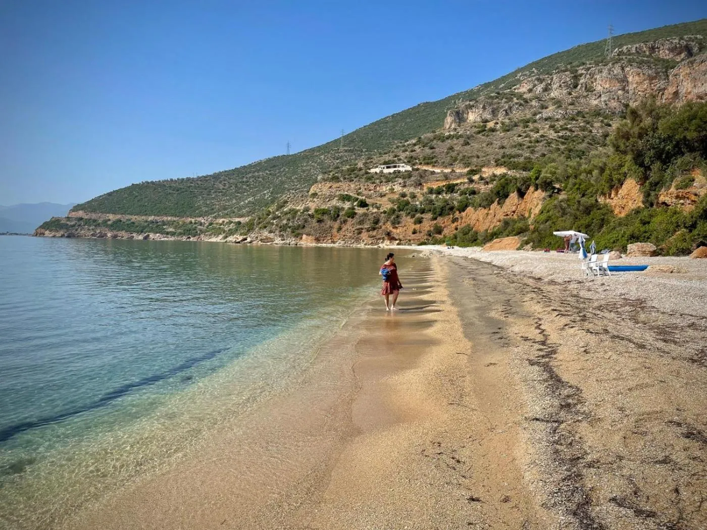 Beach in Muses seaside Villas