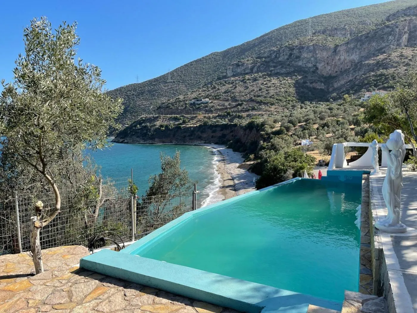 Mountain view in Muses seaside Villas