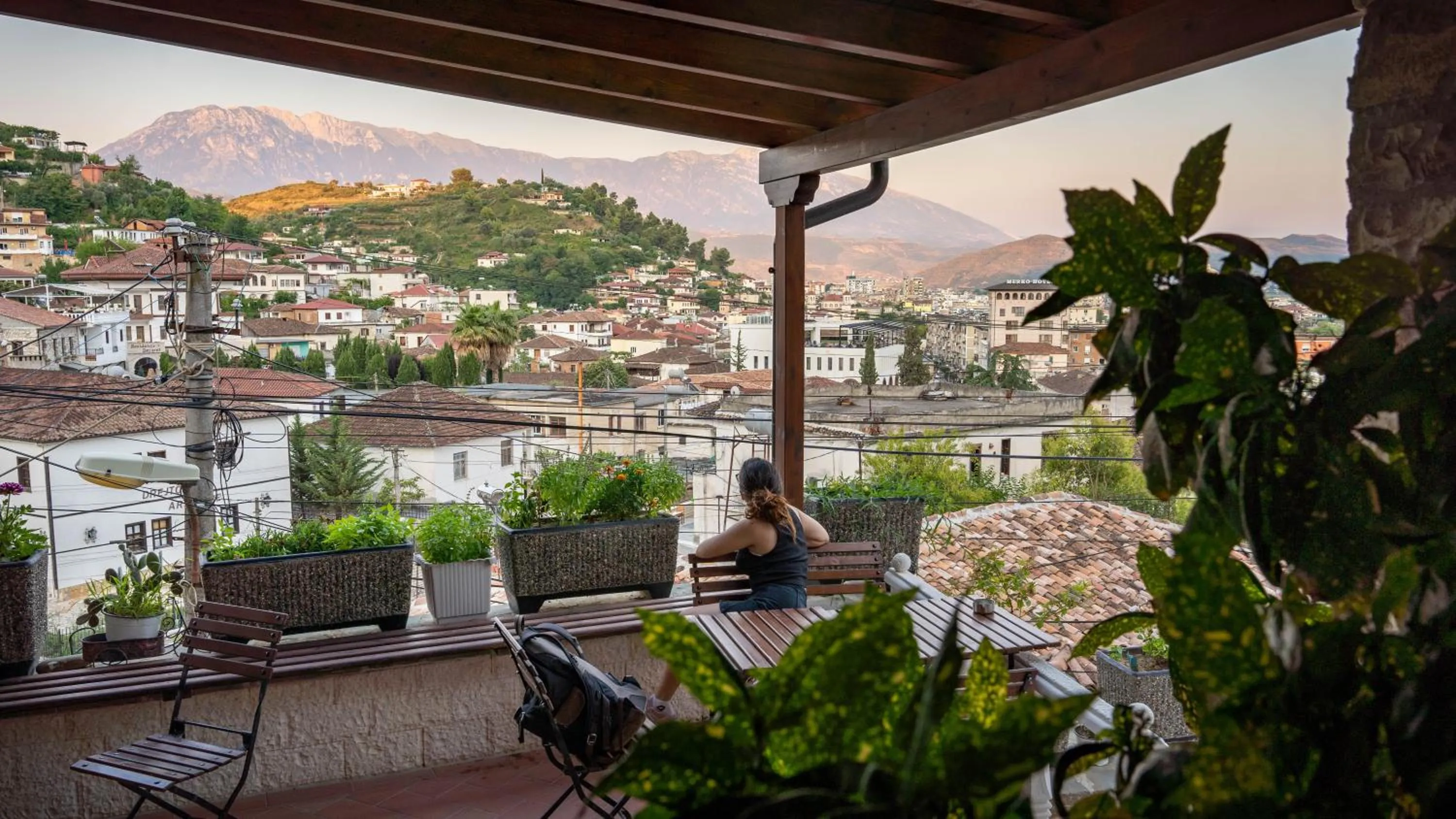 Balcony/Terrace in Hotel Borklad