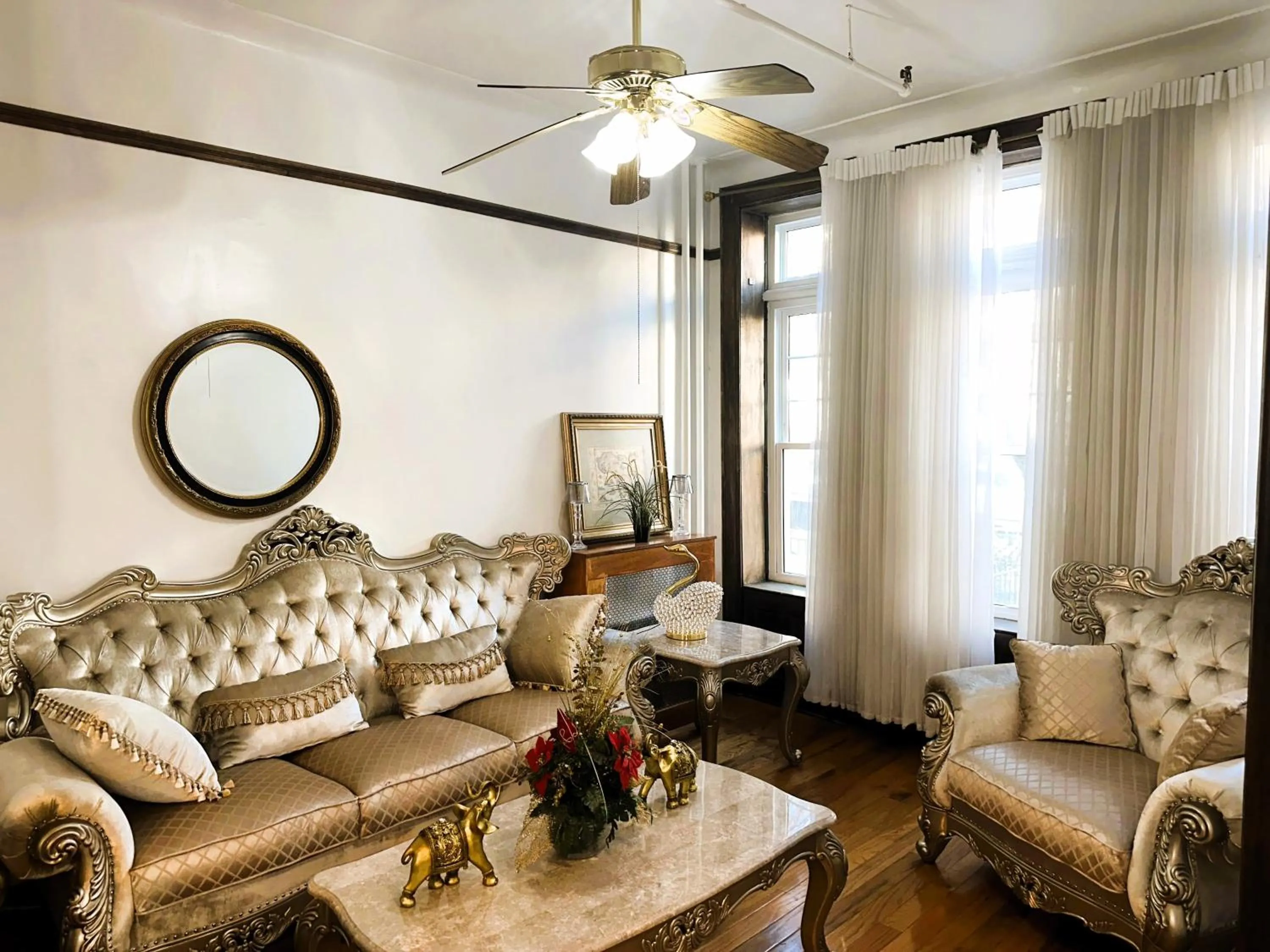 Seating area in KLO Guest House