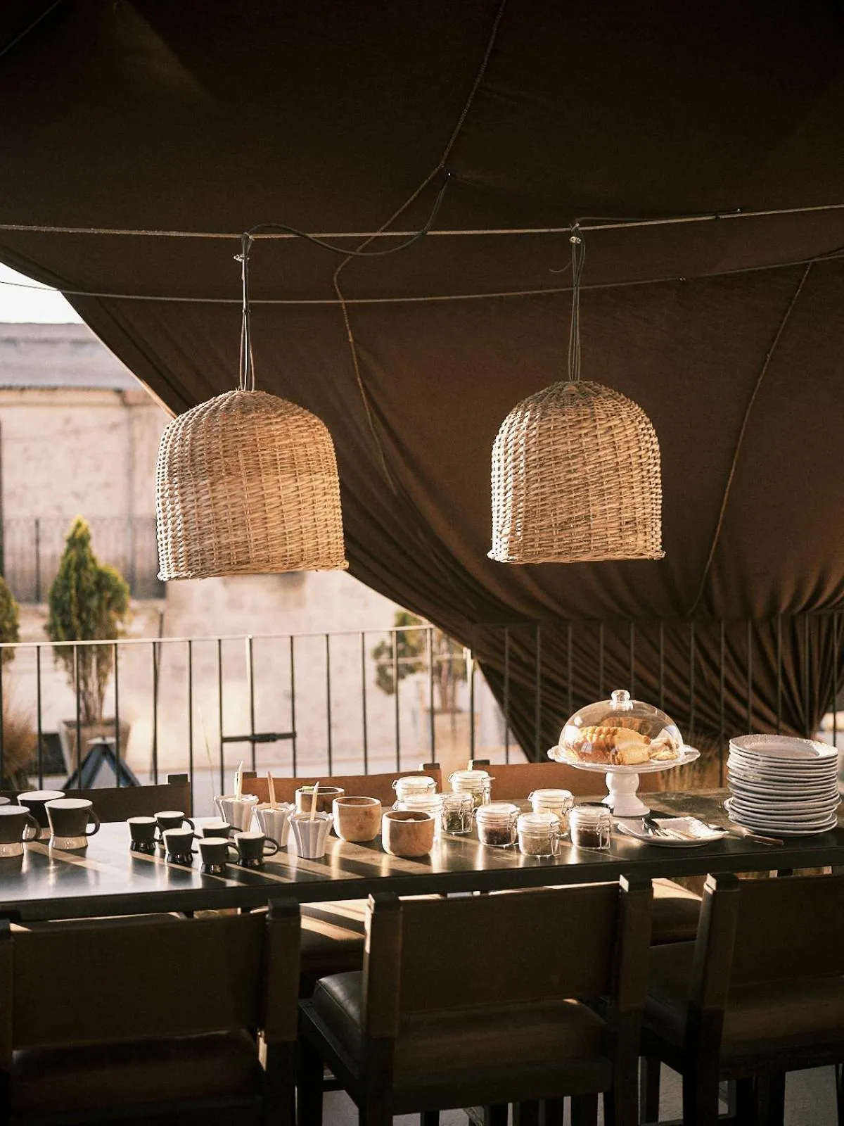 Balcony/Terrace in CIRQA - Relais & Châteaux