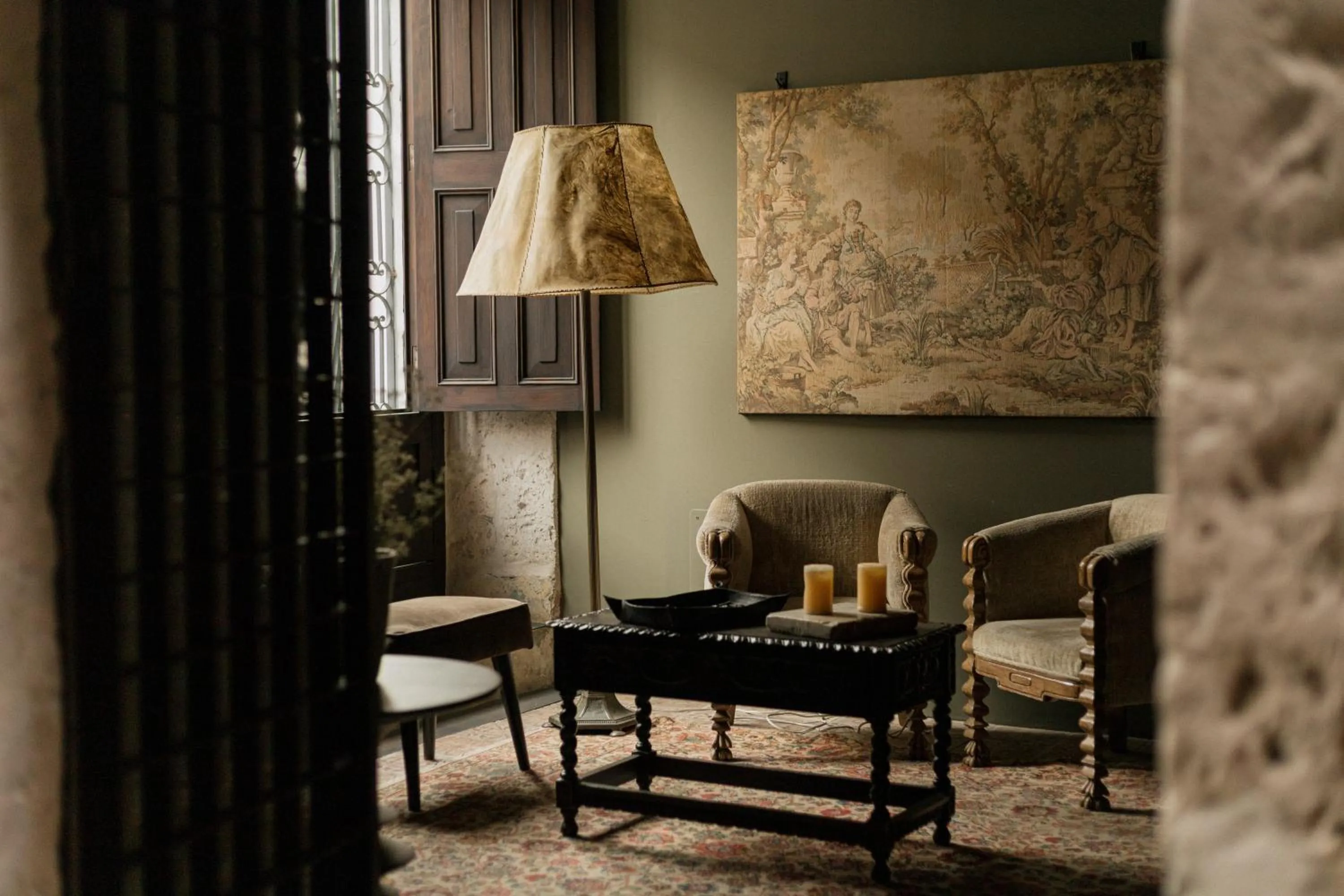 Lobby or reception in CIRQA - Relais & Châteaux