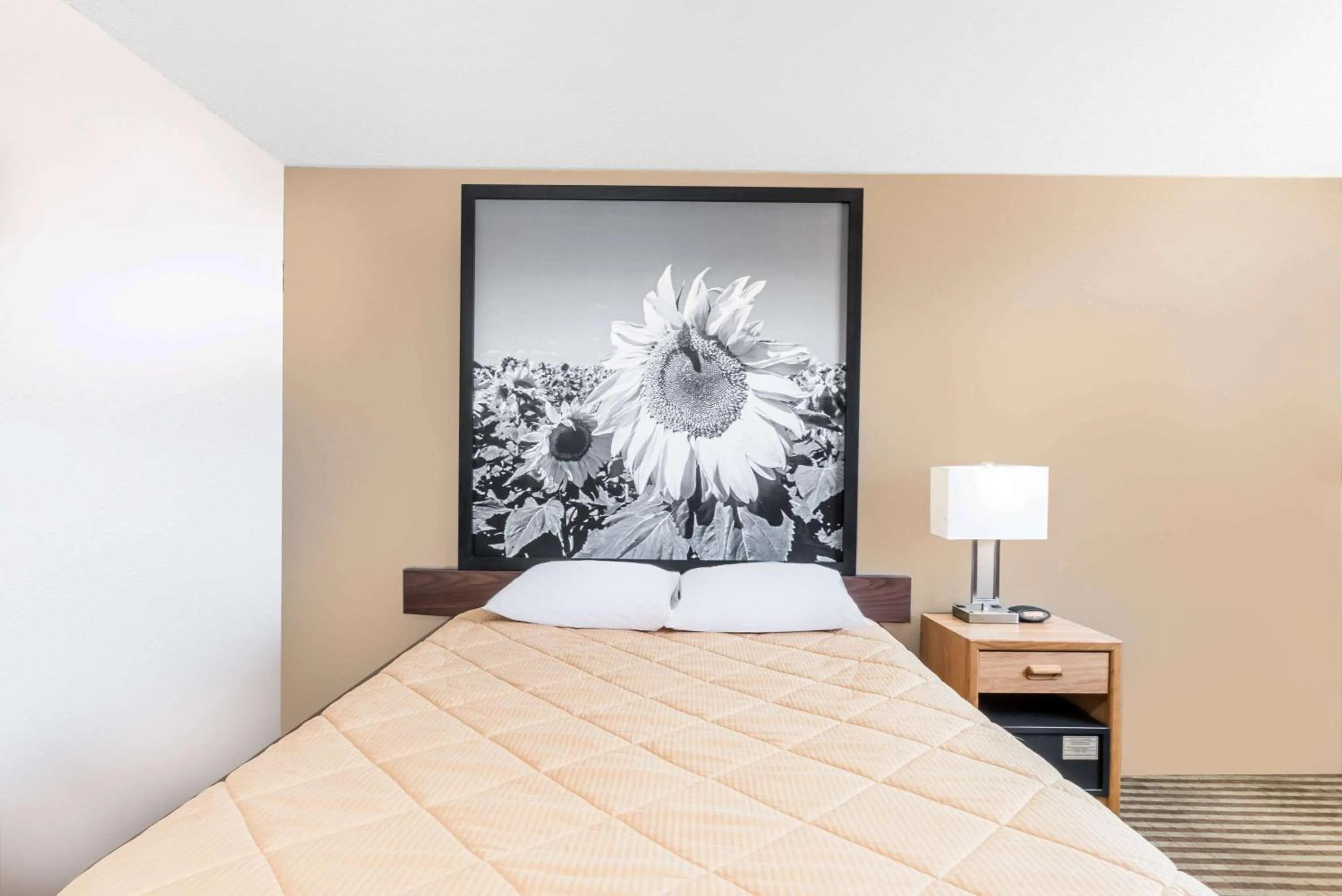 Bed in Super 8 by Wyndham Bowman