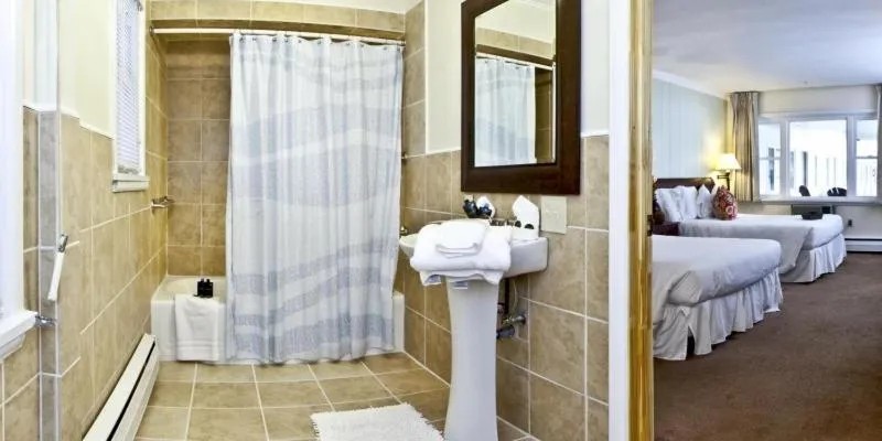 Bathroom in Gauthier's Saranac Lake Inn