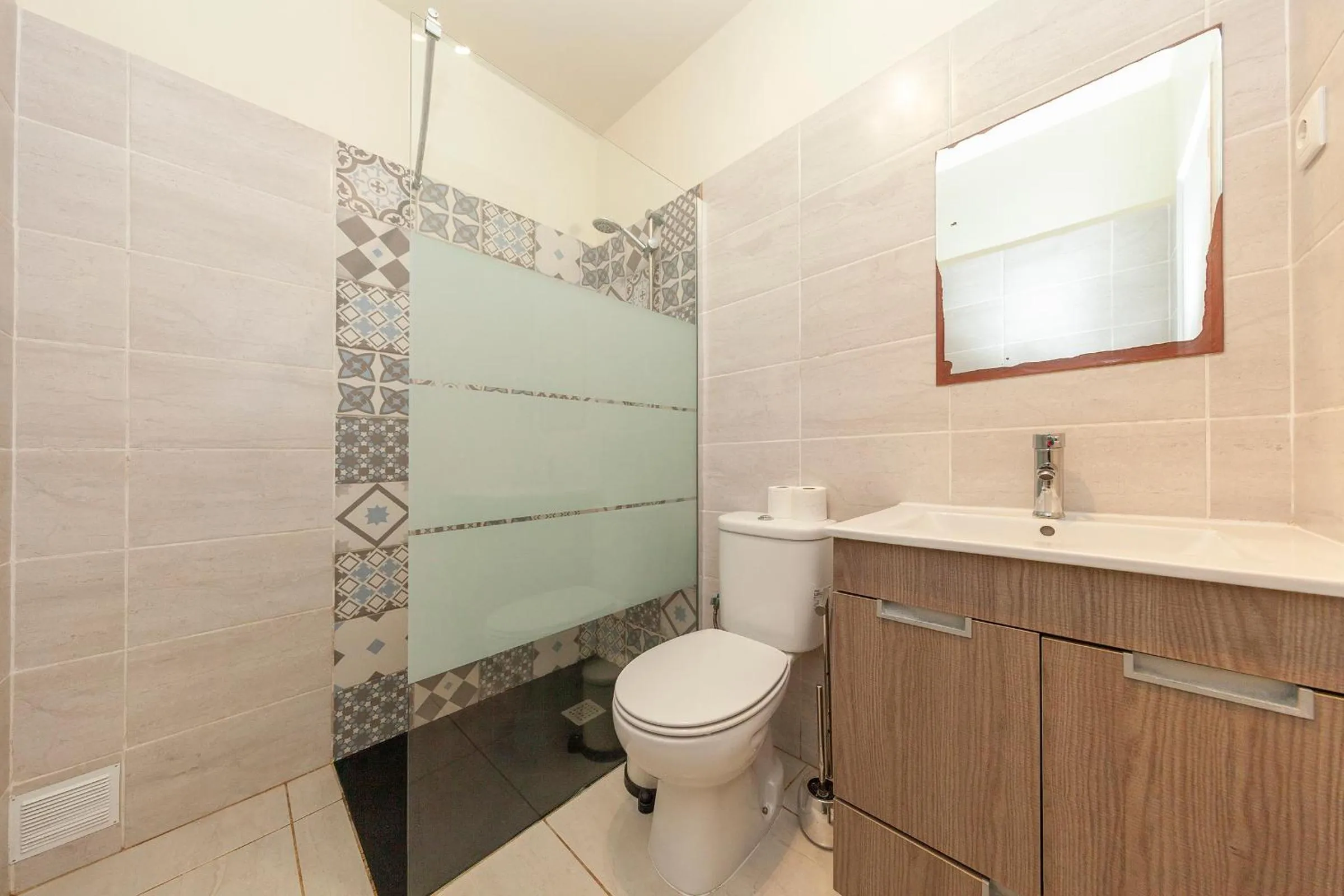 Shower in Lagos Center Apartment