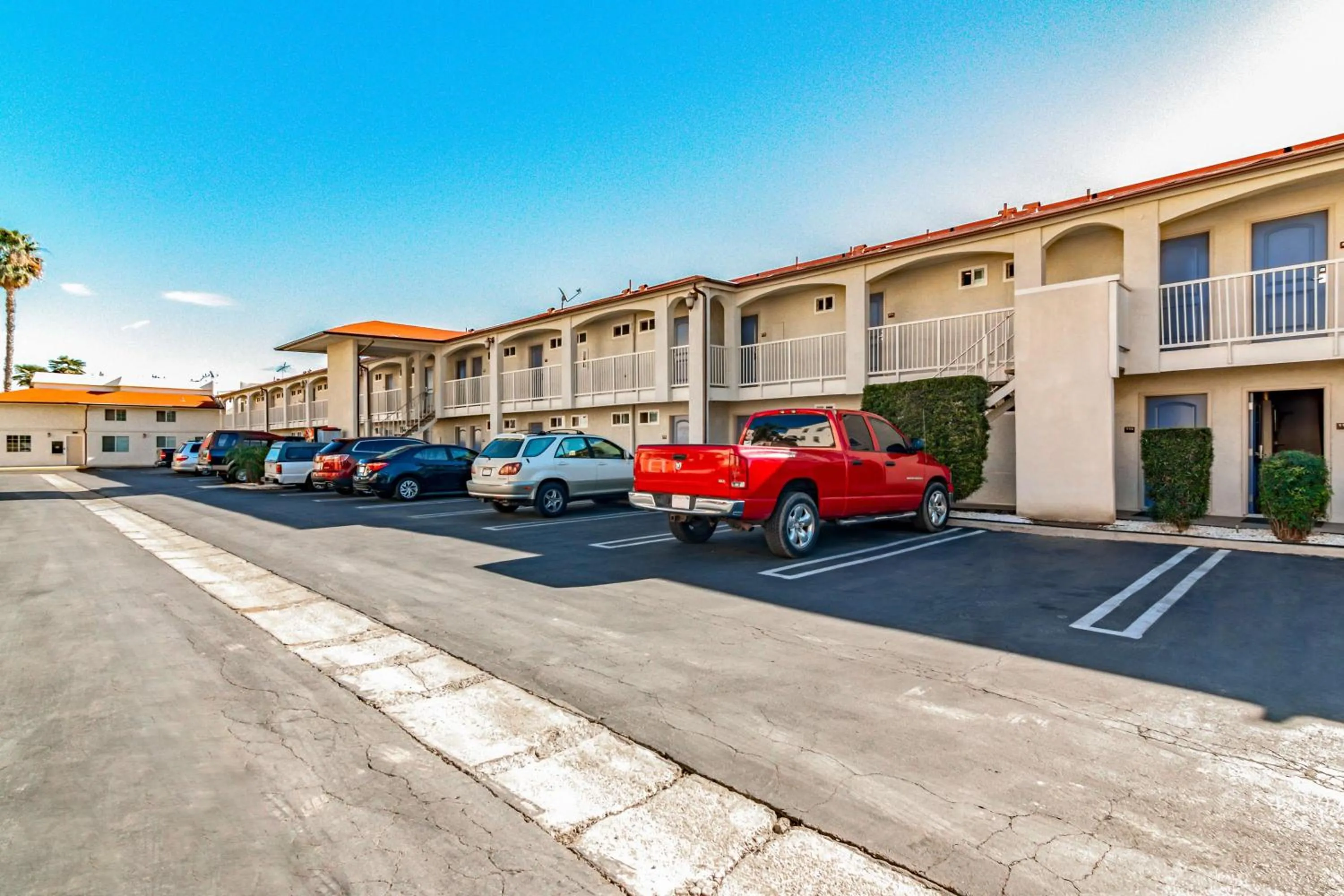 Property building in Motel 6-Anaheim, CA
