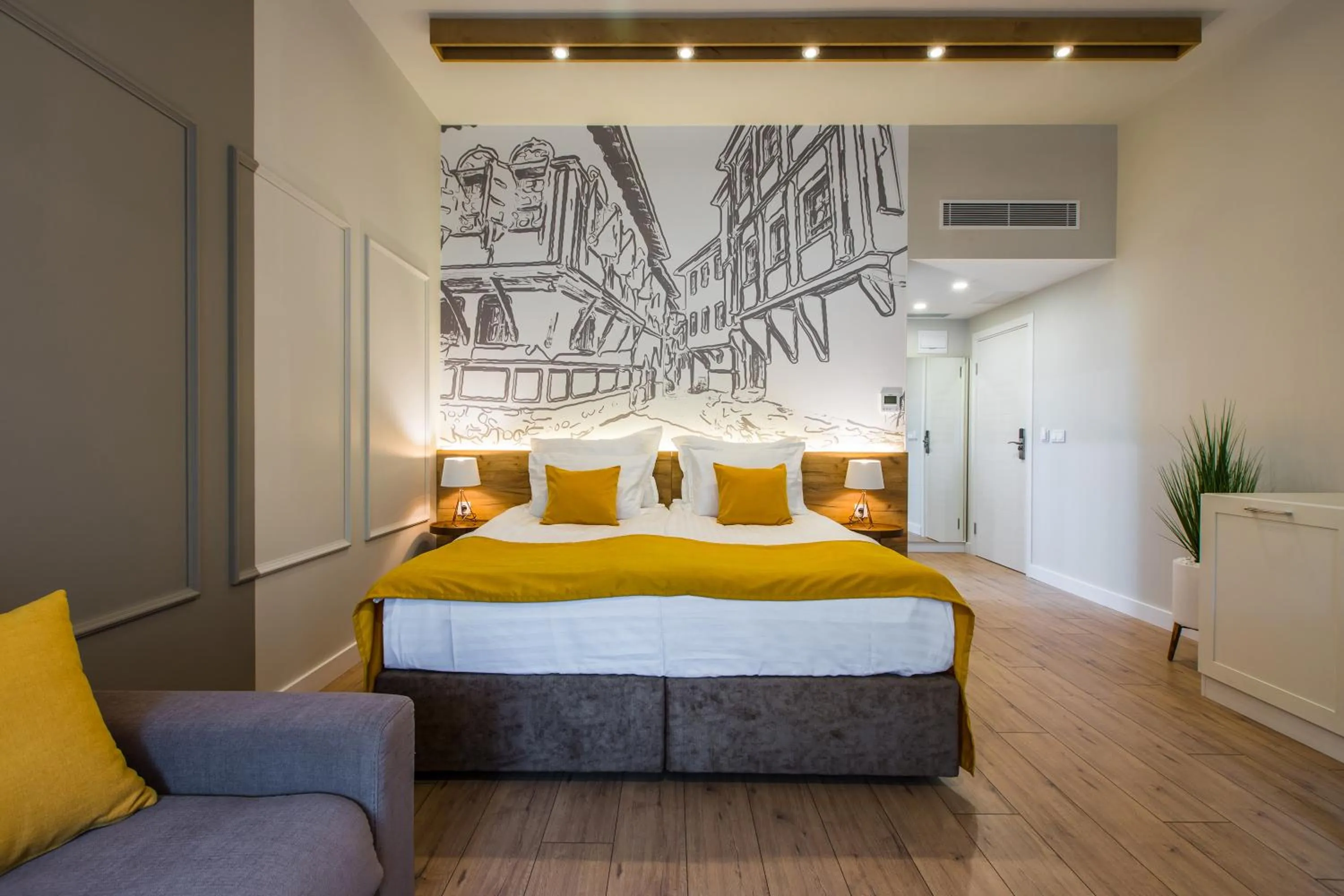 Bed in HillHouse Plovdiv