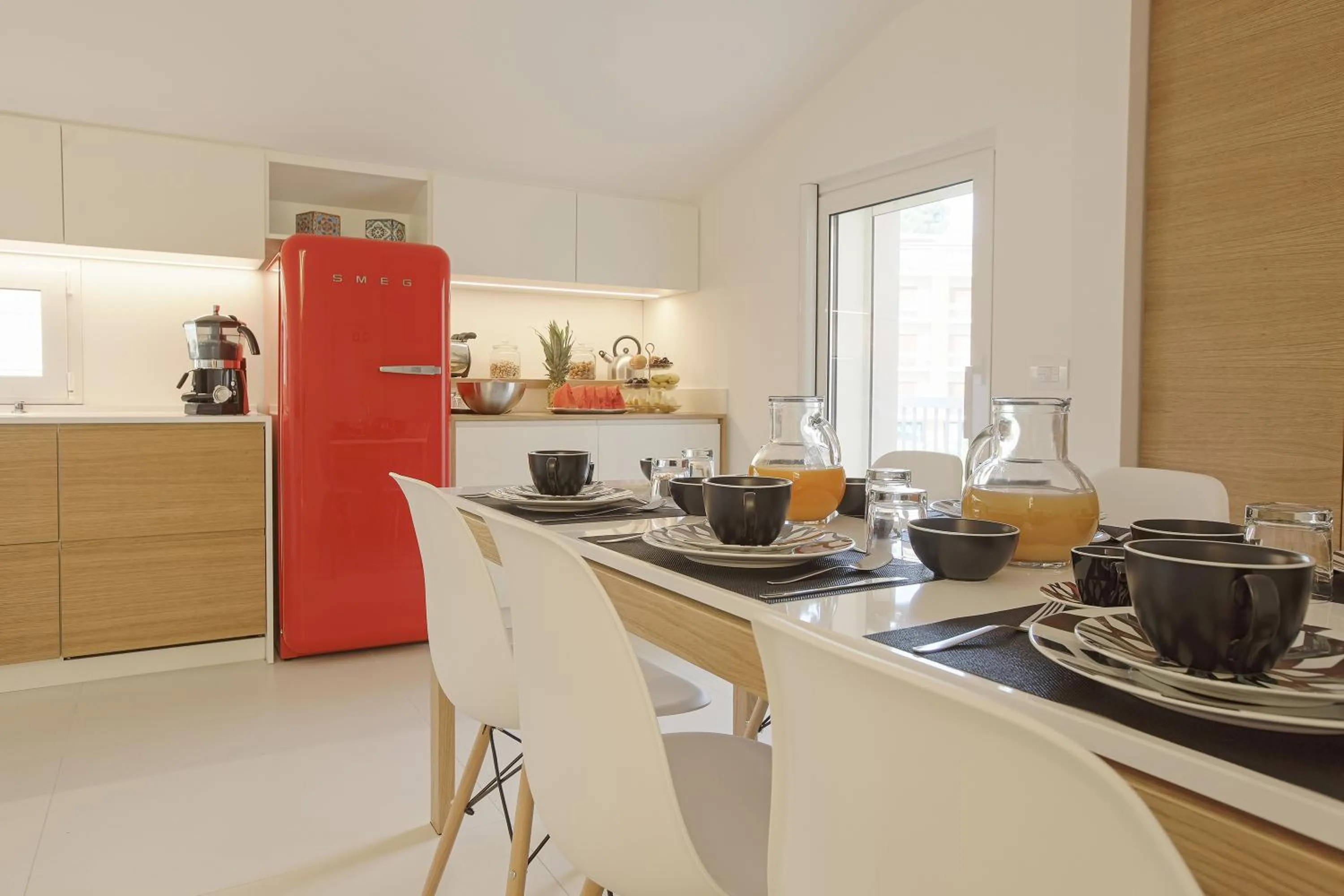 Kitchen or kitchenette in Hedoné Design Experience B&B