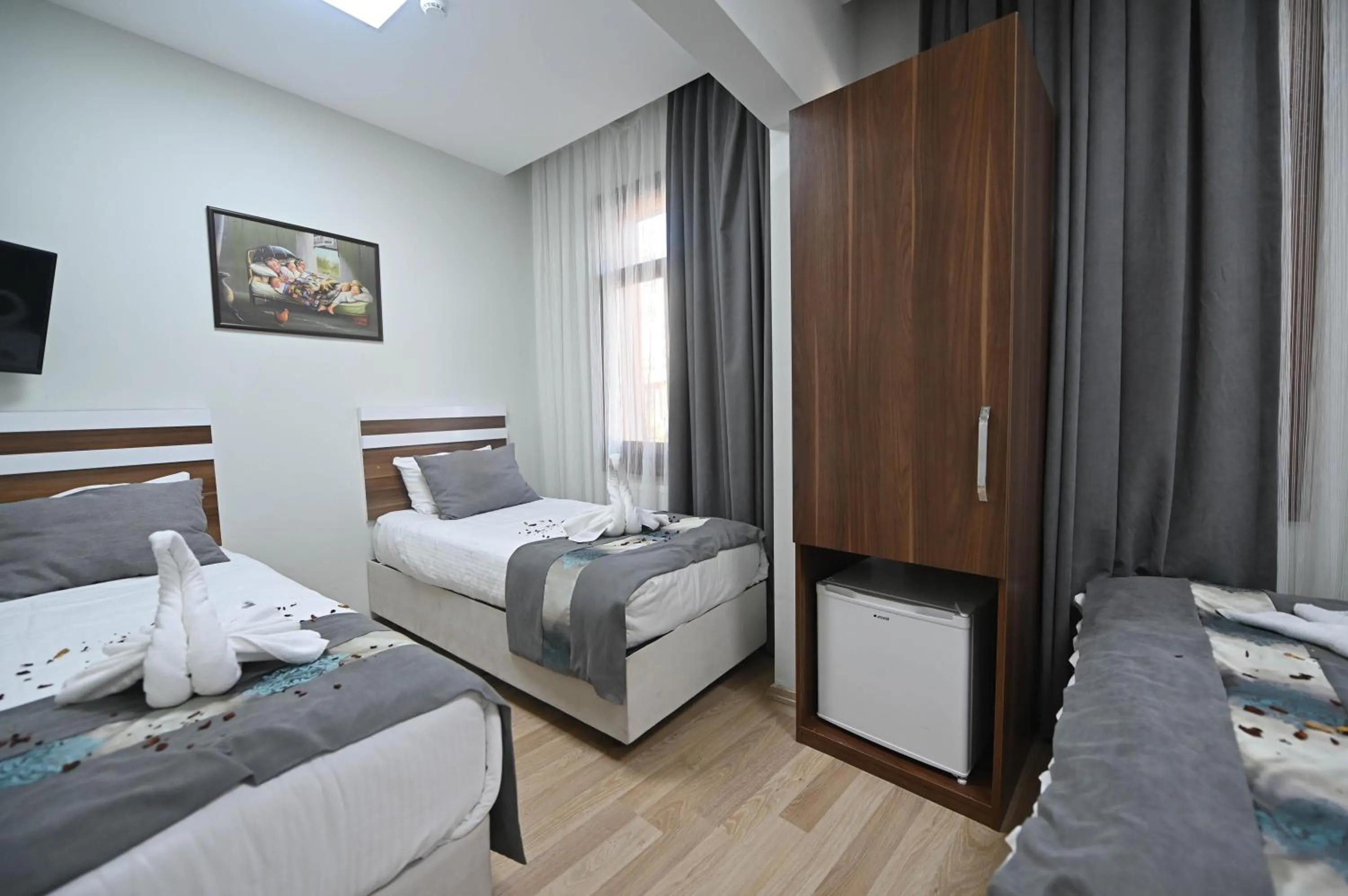 Bed in Safir Gold Hotel