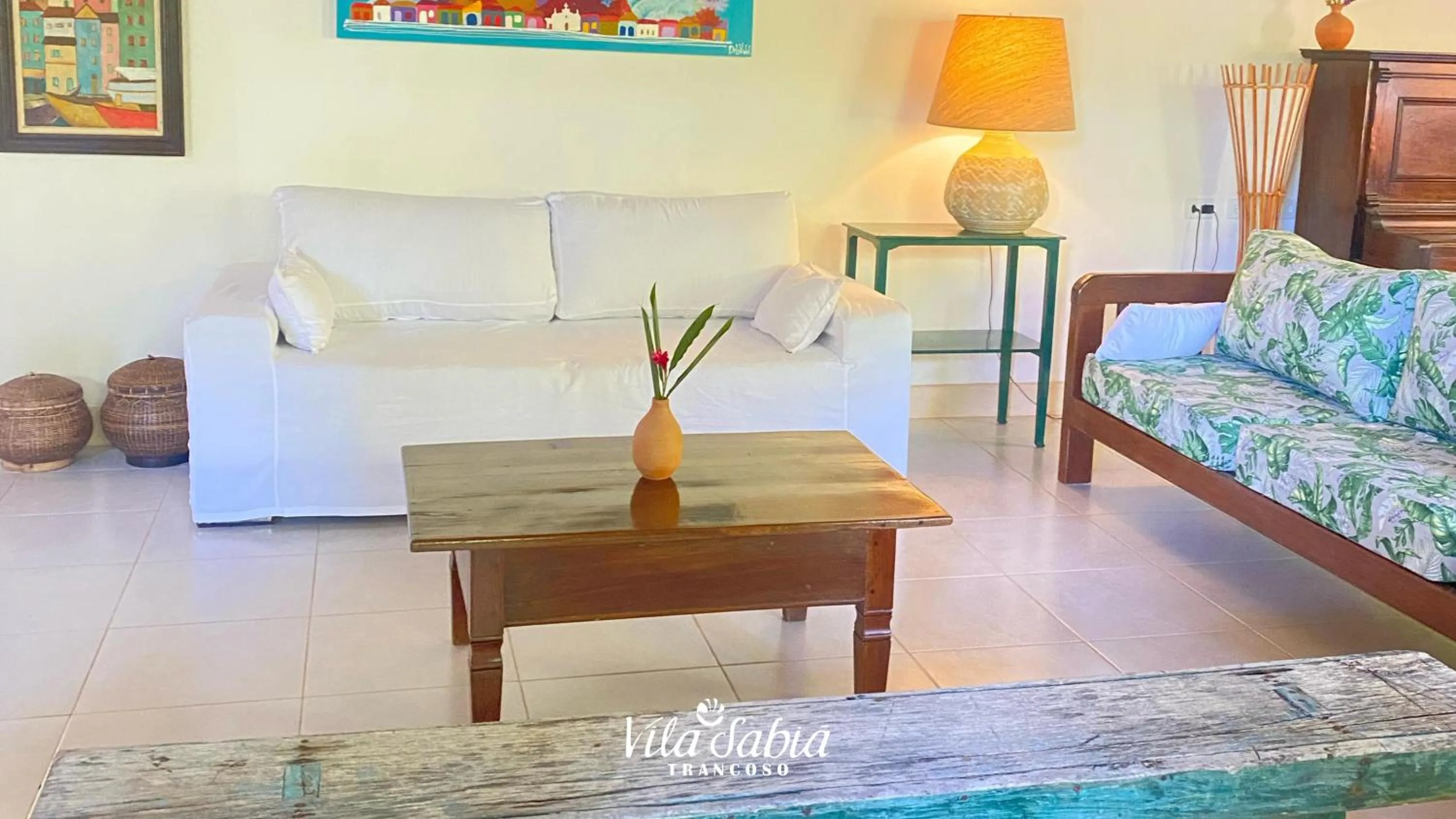 Living room, Bed in Vila Sabiá Trancoso