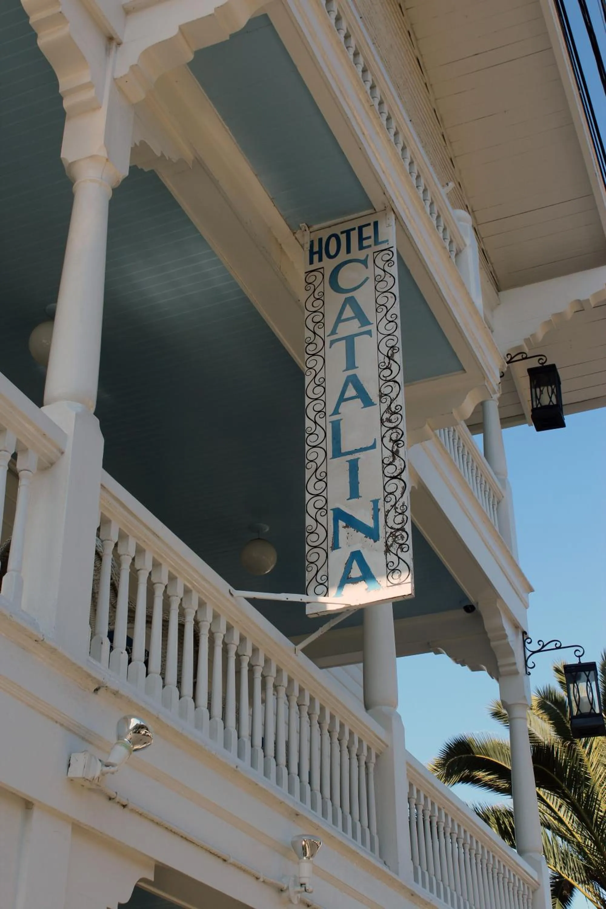 Property logo or sign, Balcony/Terrace in Hotel Catalina