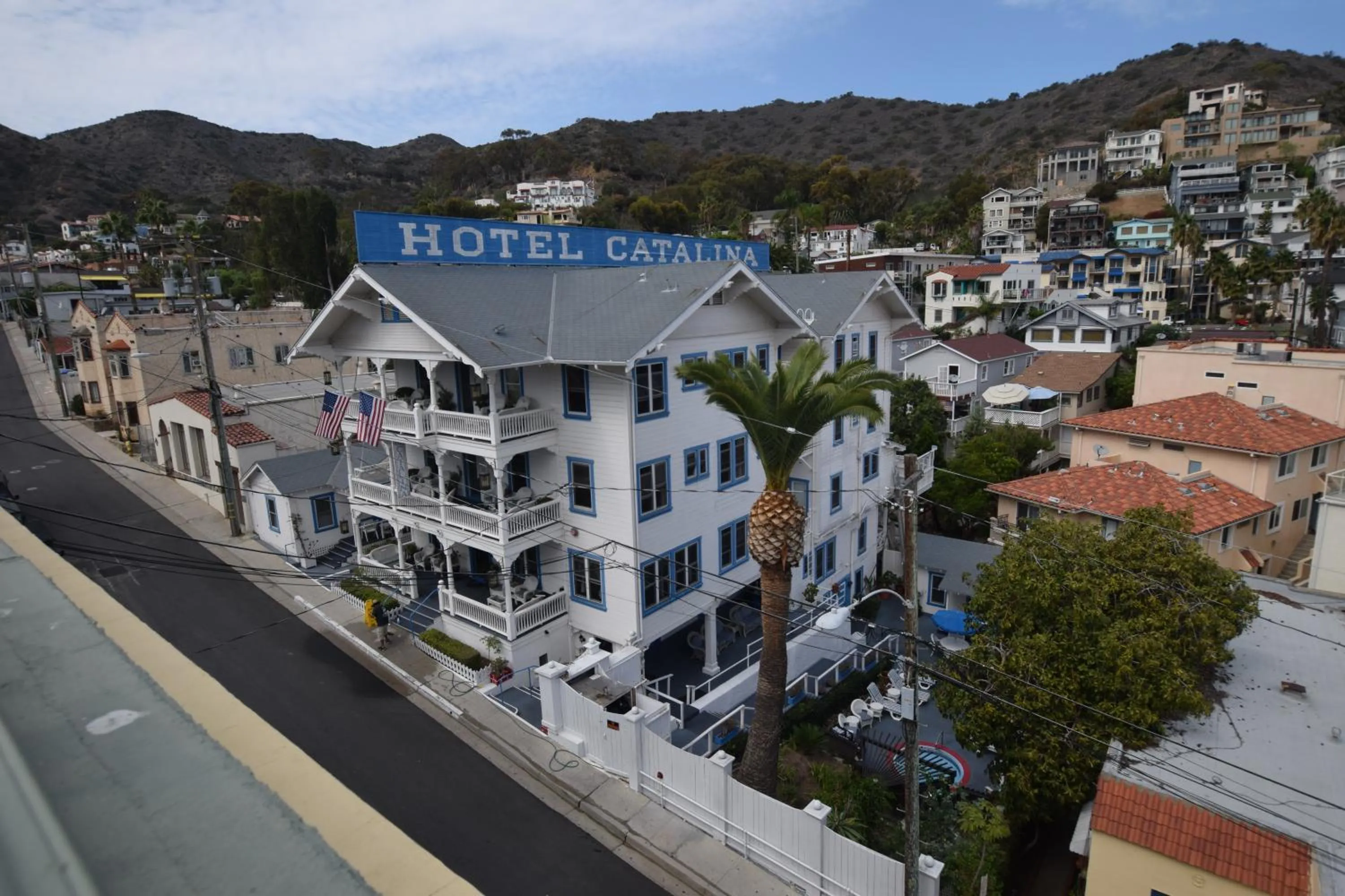 Property building, Bird's-eye View in Hotel Catalina