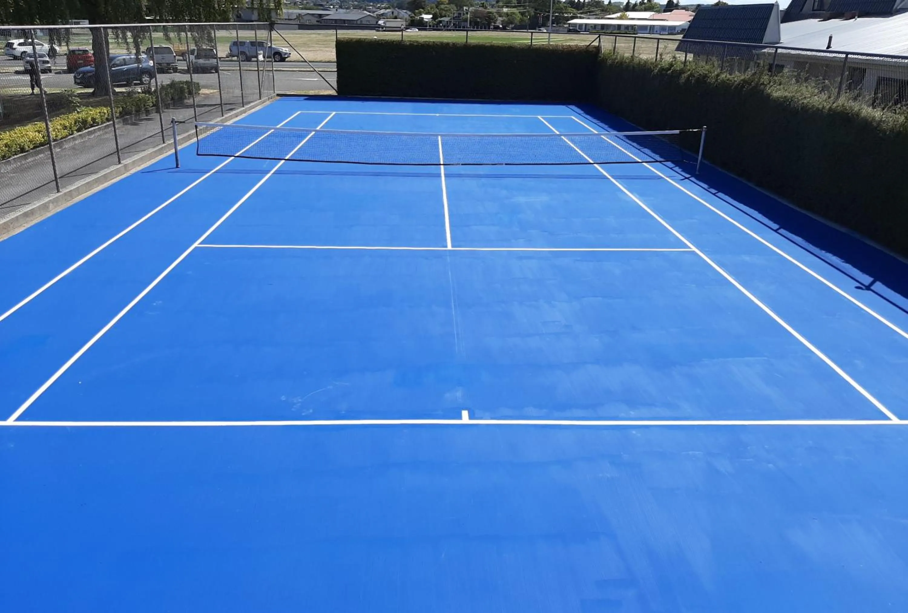 Tennis court in The Village Resort