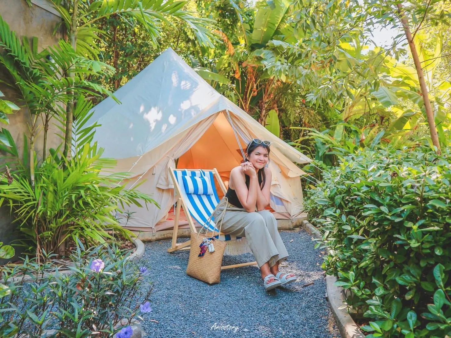 Garden in Roost Glamping - SHA Certified