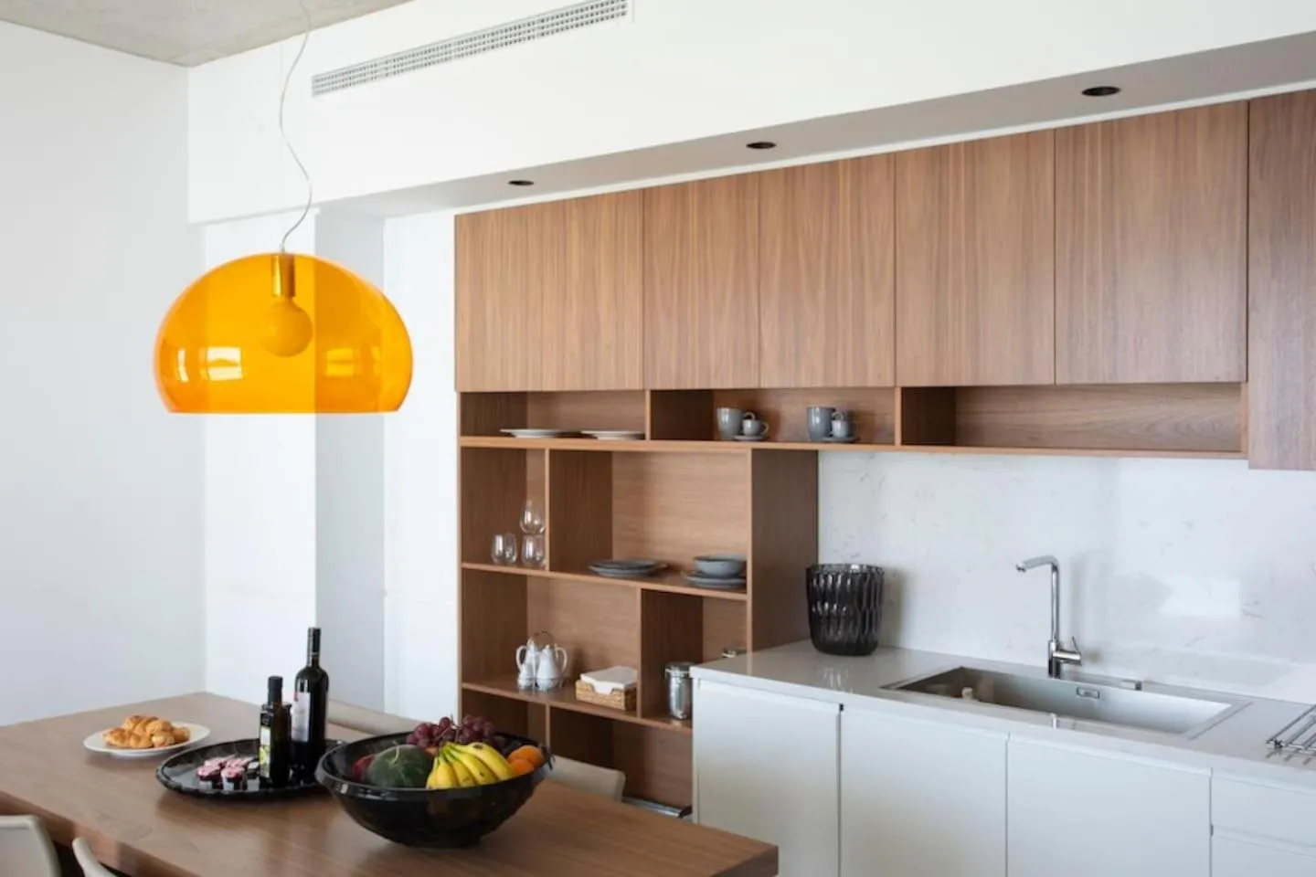 Kitchen or kitchenette in Villa Fyki