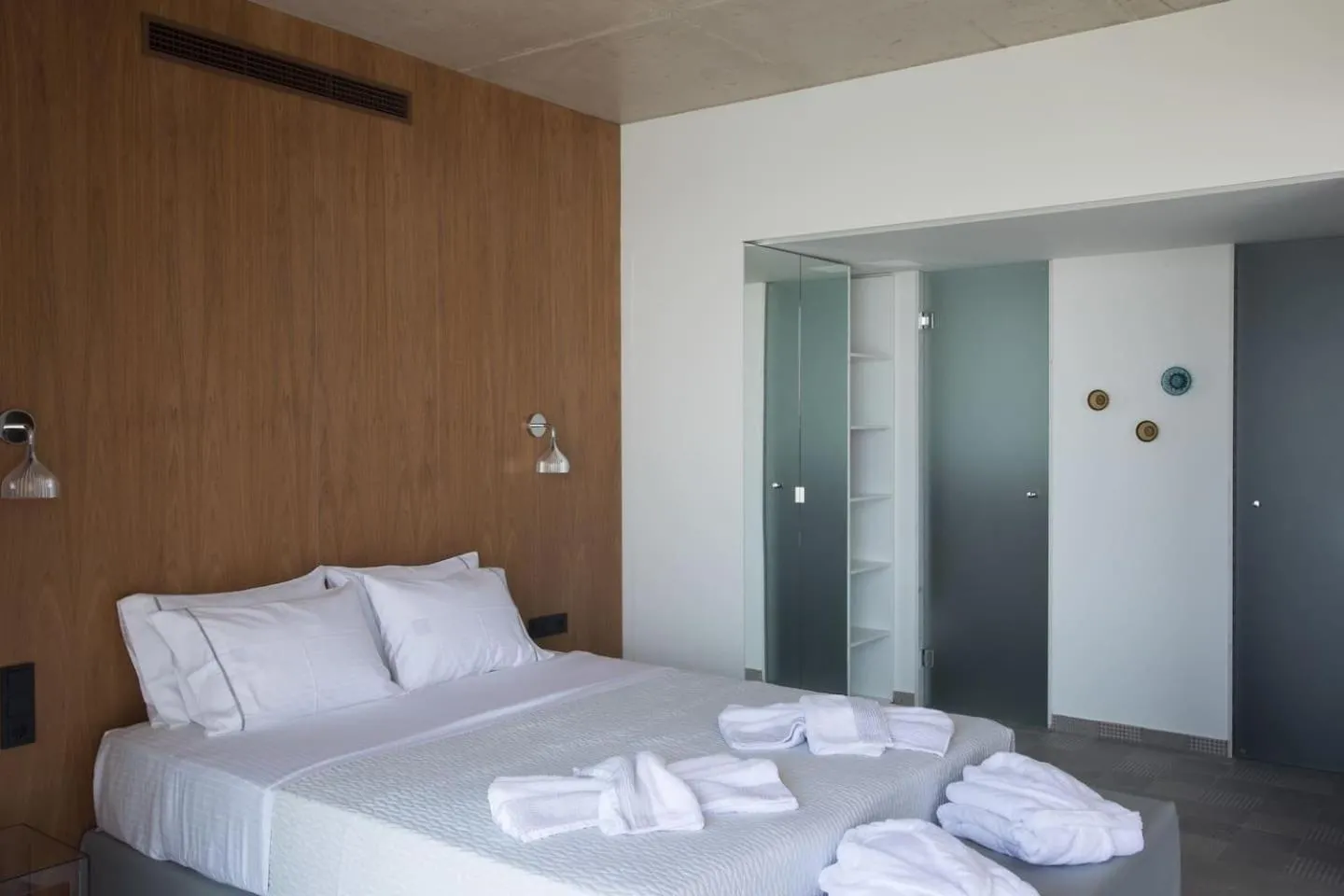 Bed in Villa Fyki