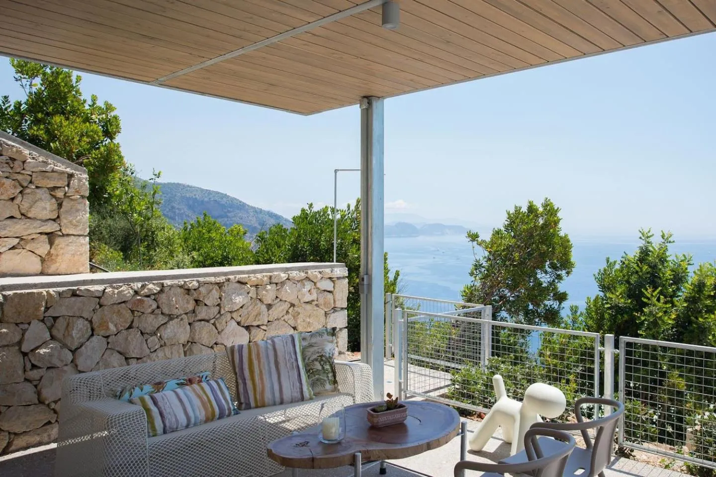 Balcony/Terrace in Villa Fyki