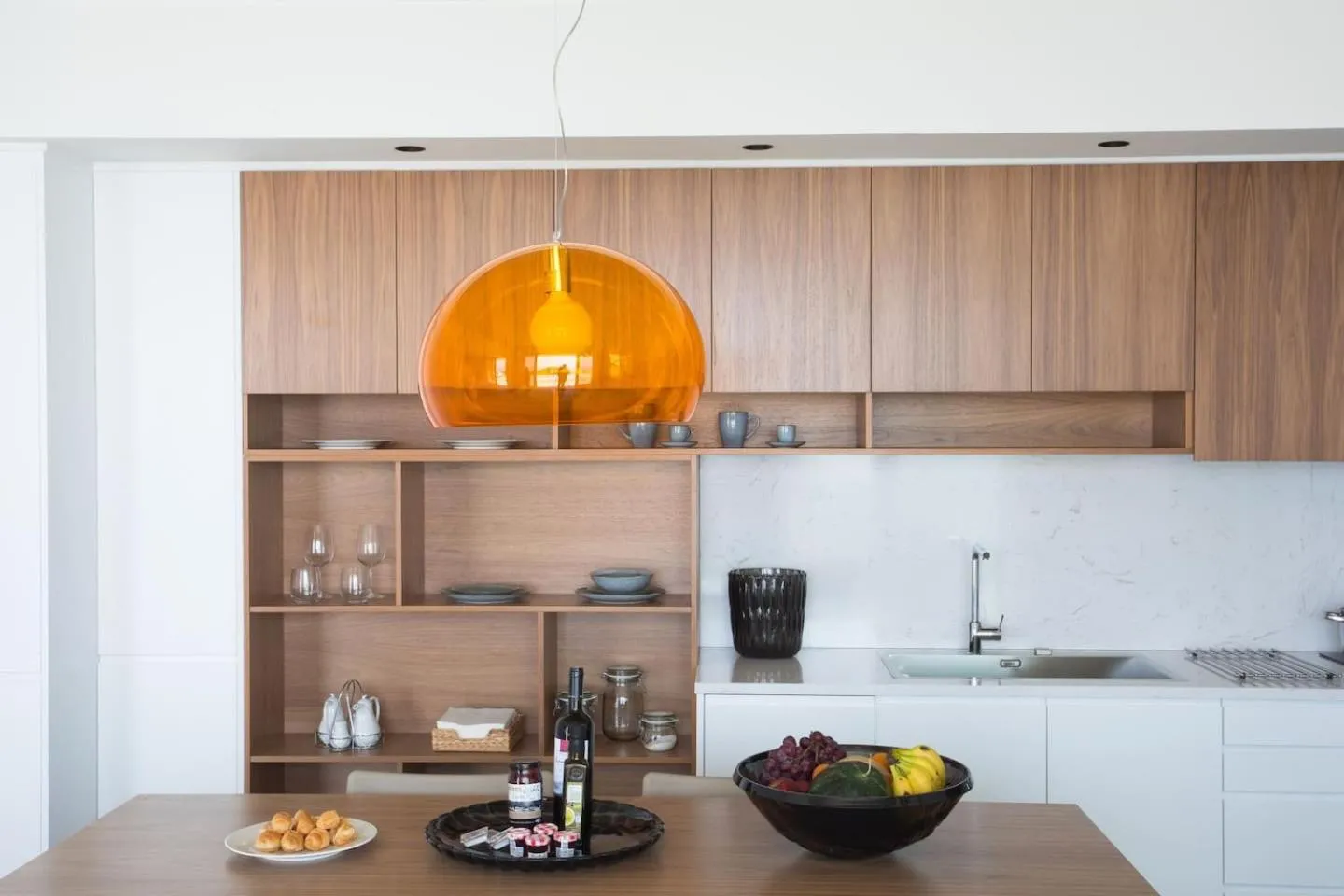 Kitchen or kitchenette in Villa Fyki