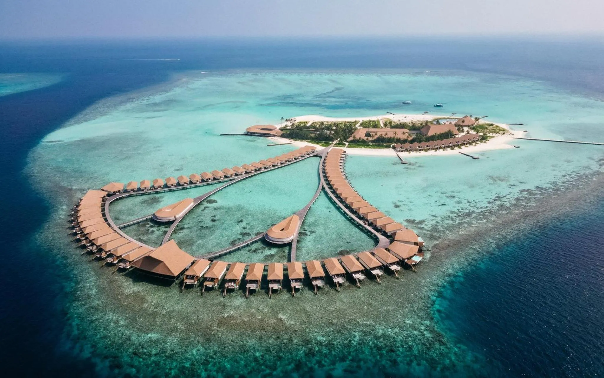 Bird's eye view in Cinnamon Velifushi Maldives