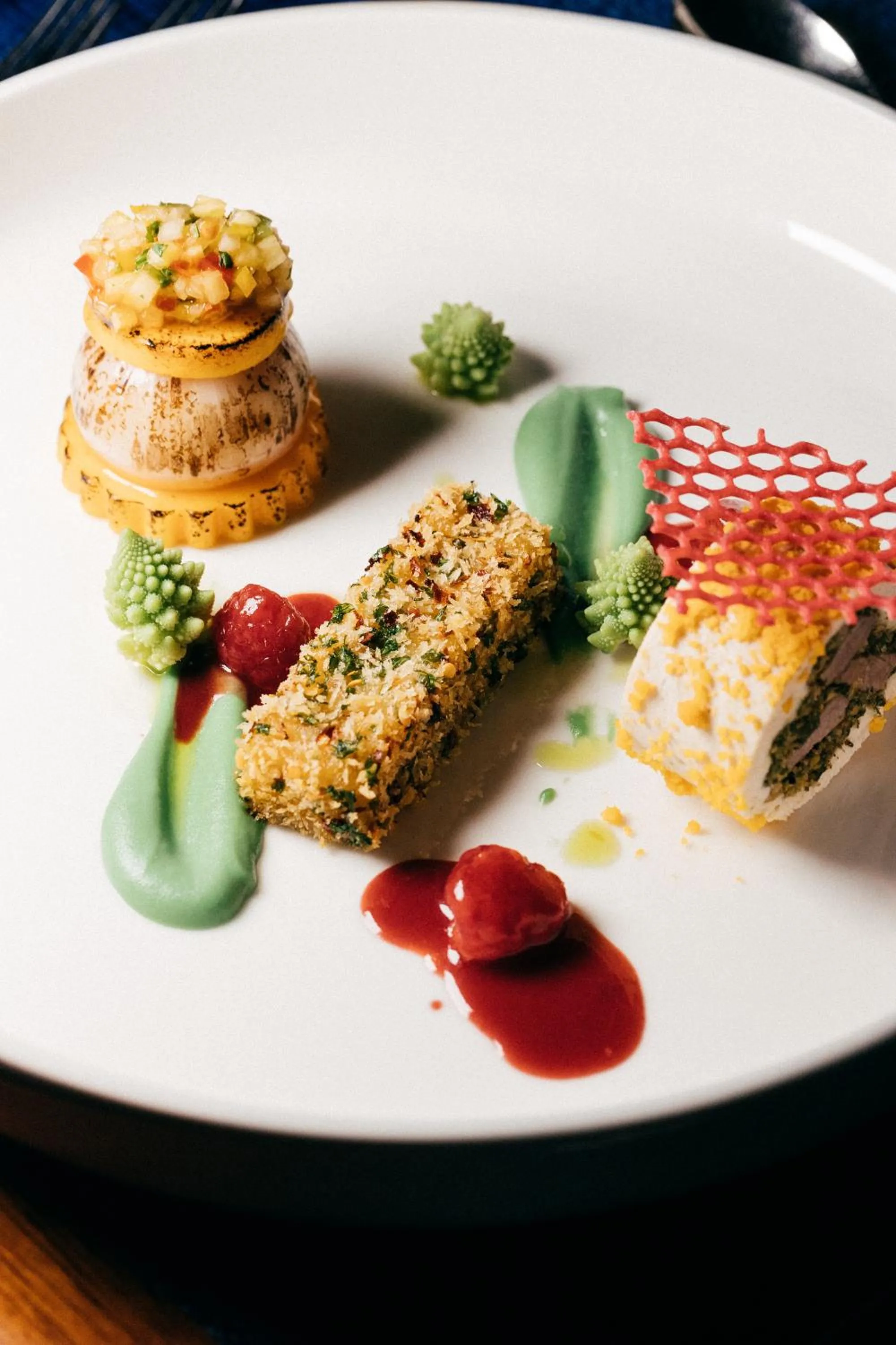 Food close-up in Cinnamon Velifushi Maldives