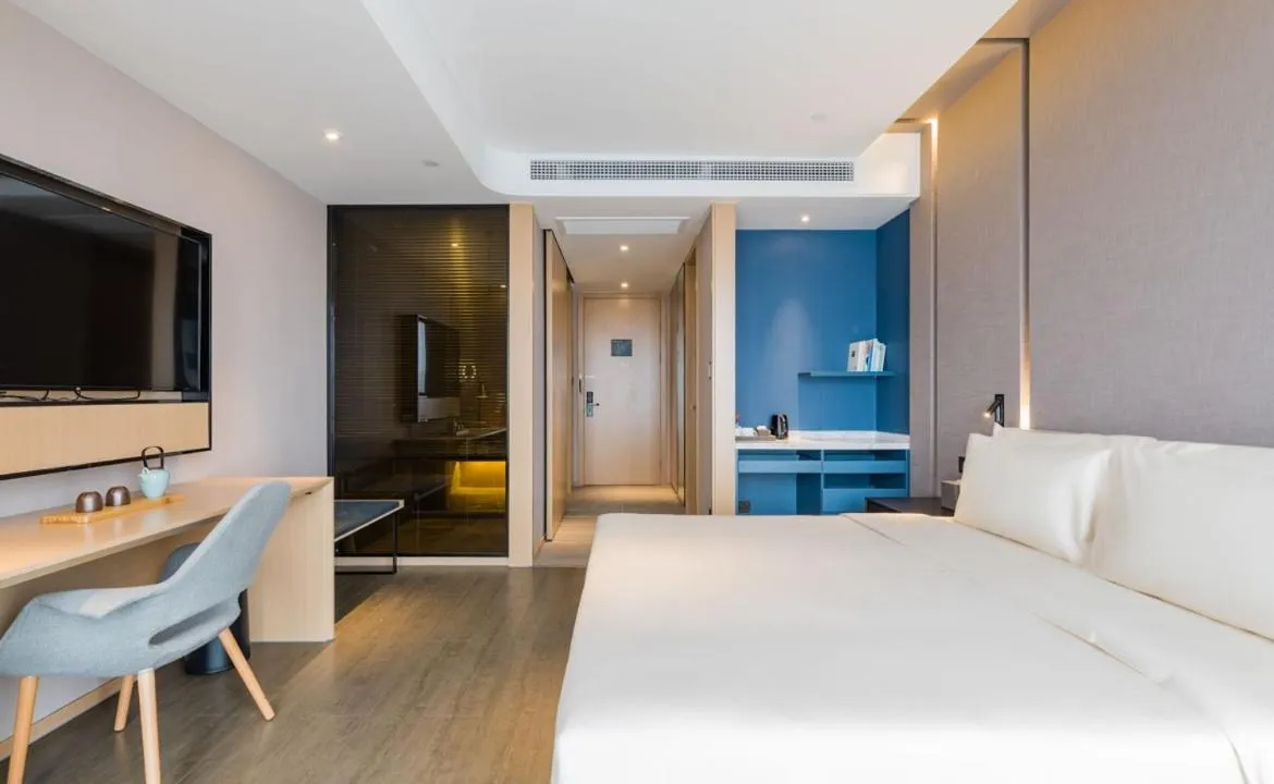 Bed in Atour Hotel Ningbo High-tech Zone Jiangnan Road