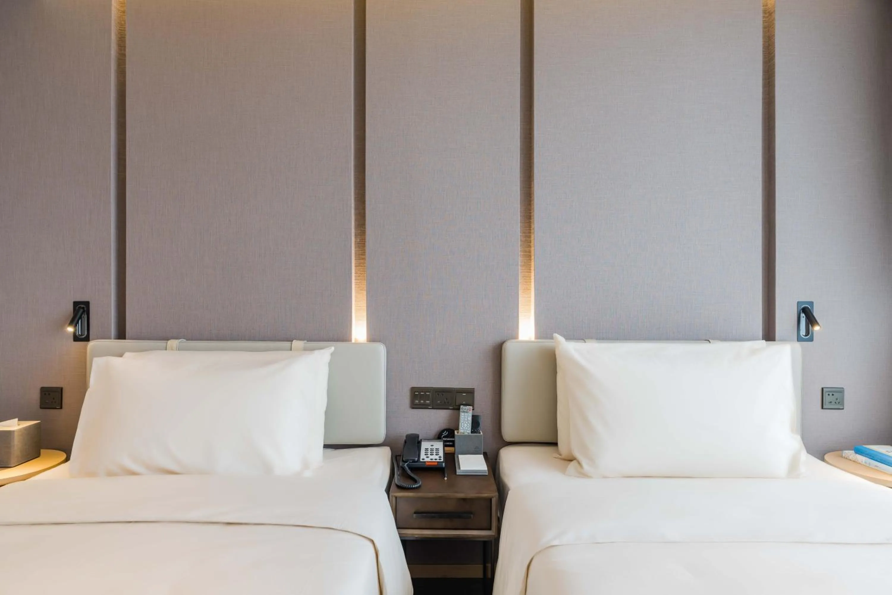 Bed in Atour Hotel Ningbo High-tech Zone Jiangnan Road