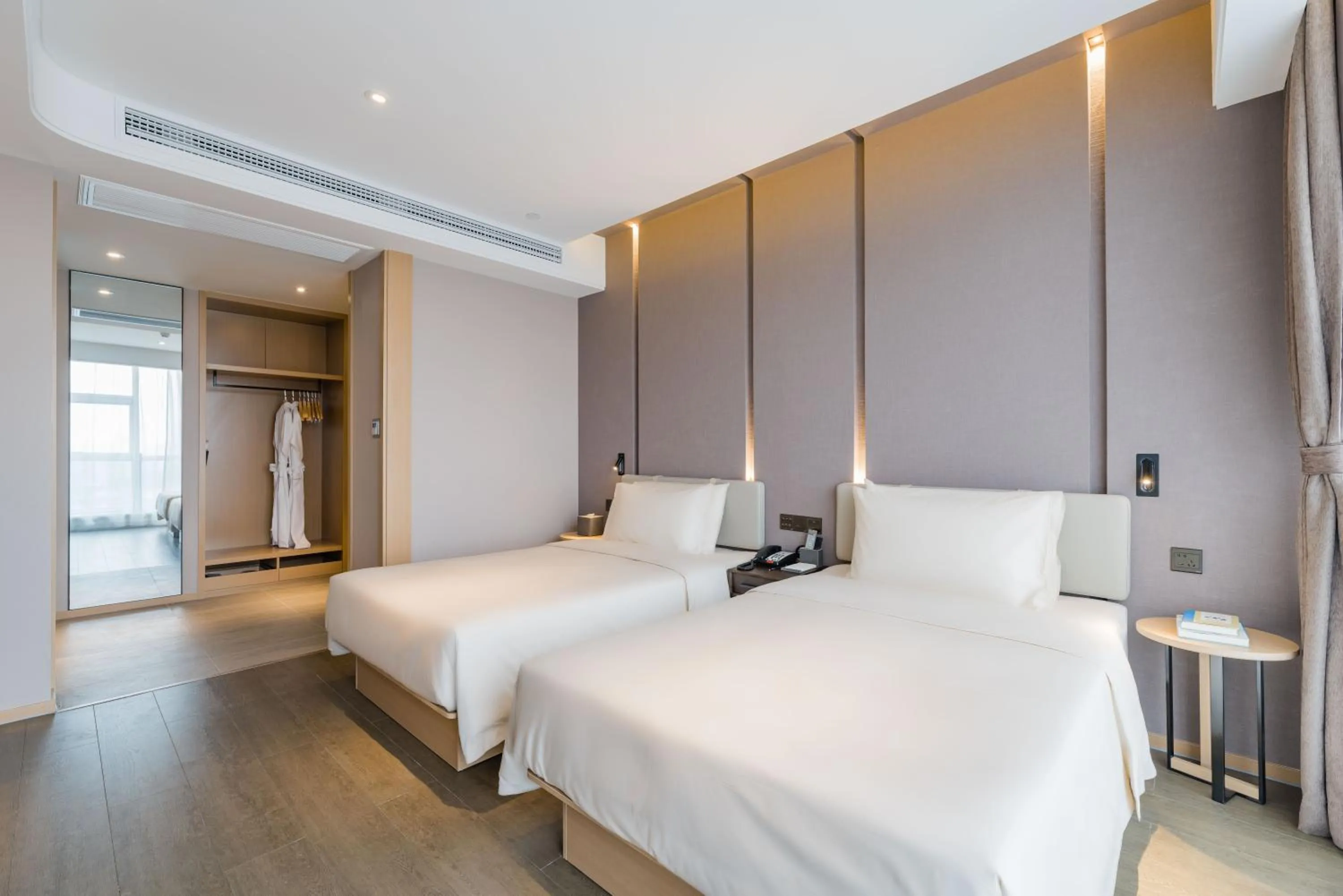 Bed in Atour Hotel Ningbo High-tech Zone Jiangnan Road