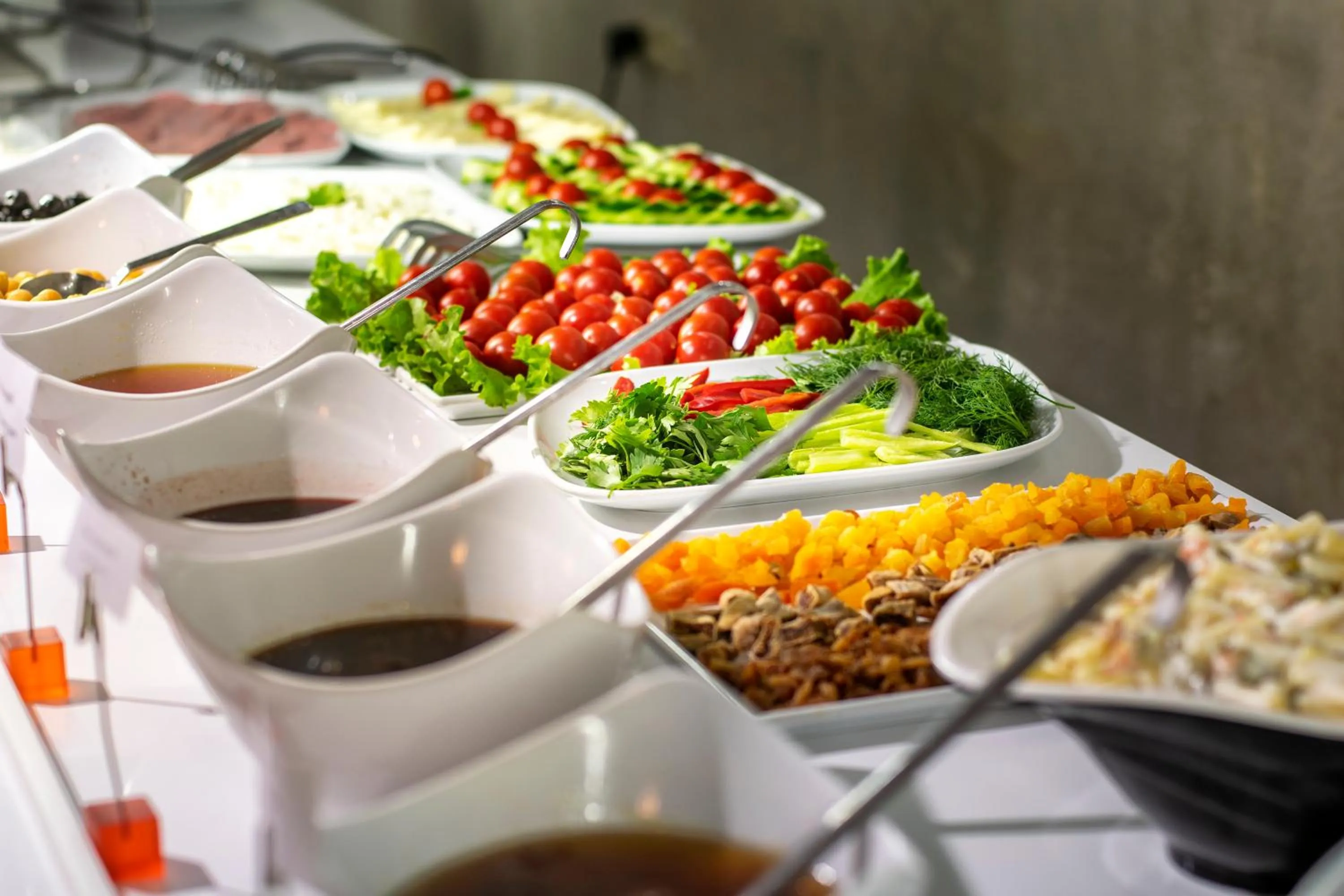 Buffet breakfast in MARINN DELUXE HOTEL