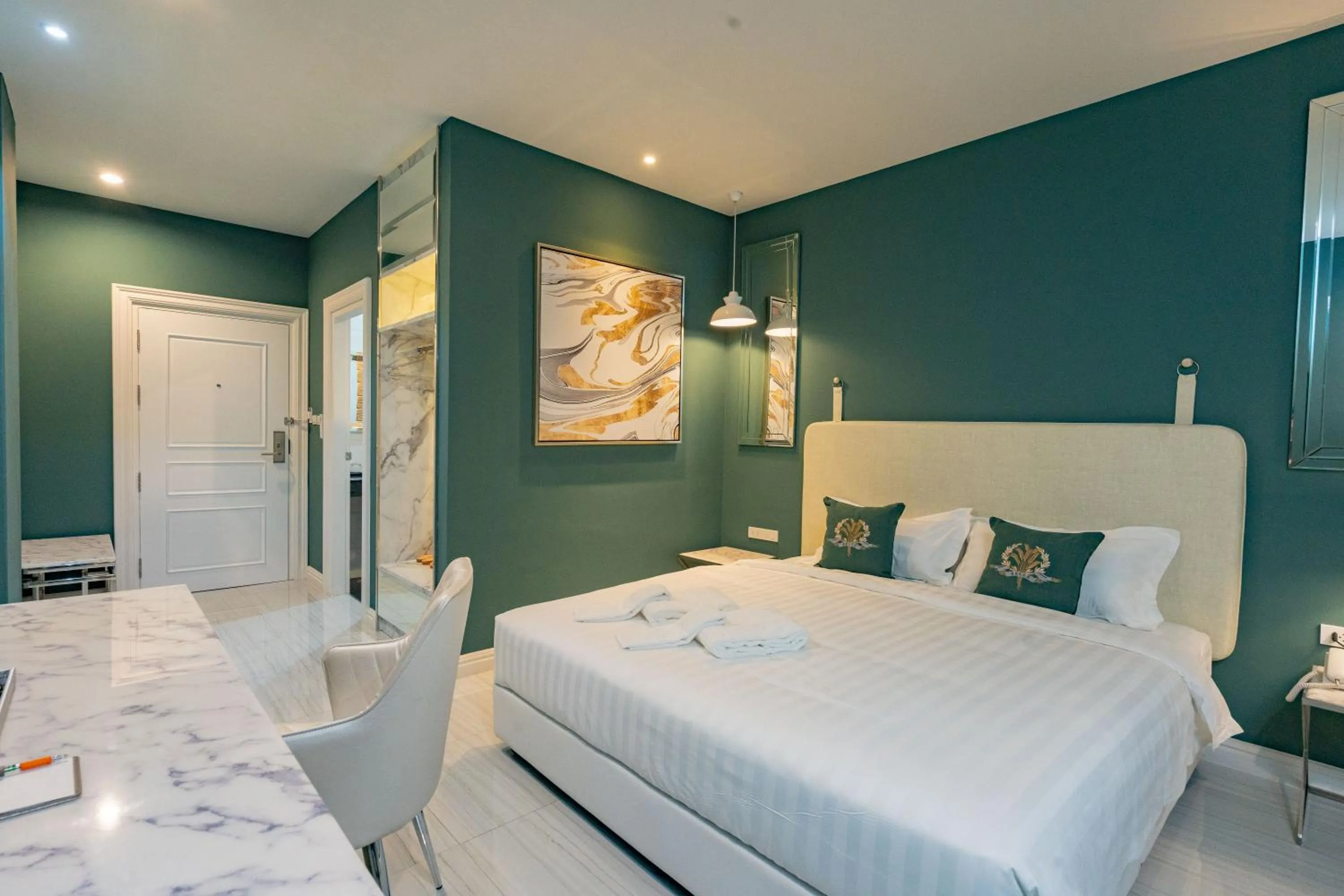 Bed in Belle Grand Hotel