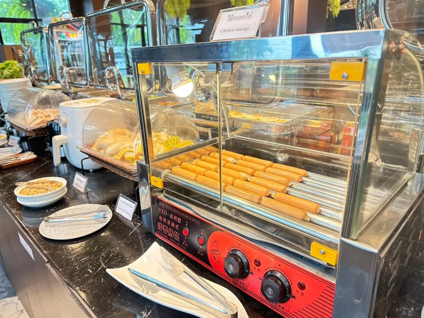 Buffet breakfast in Belle Grand Hotel