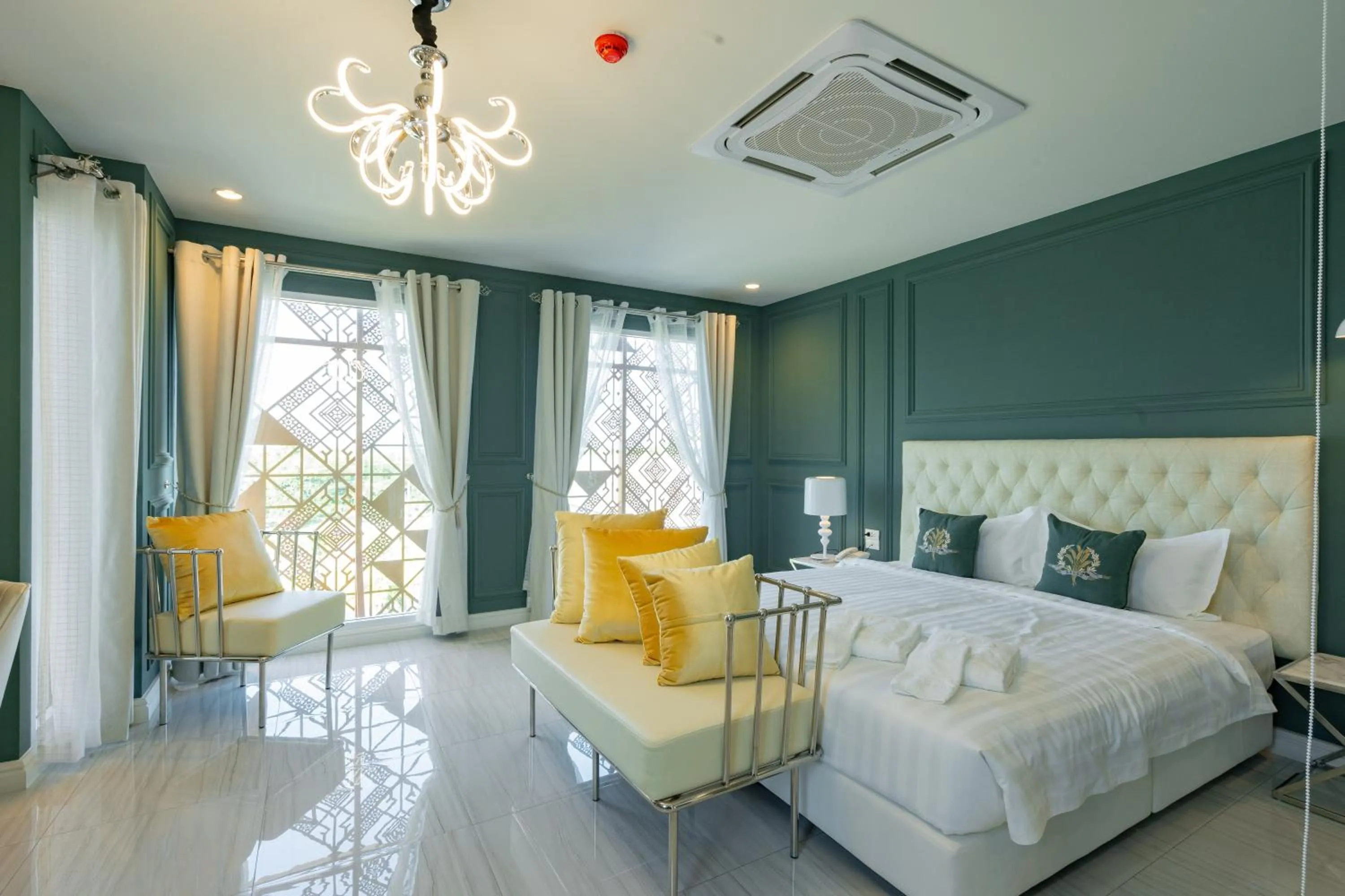 Bed in Belle Grand Hotel