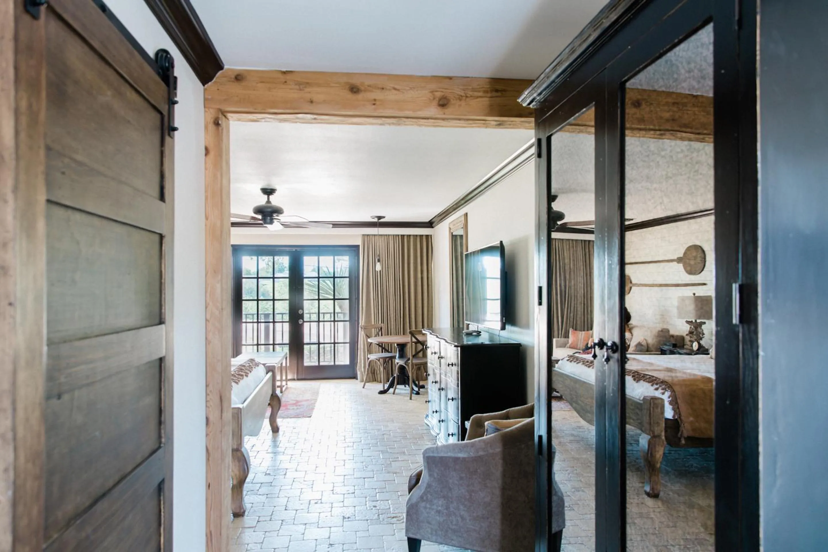 Bed in Hillside Boutique Hotel