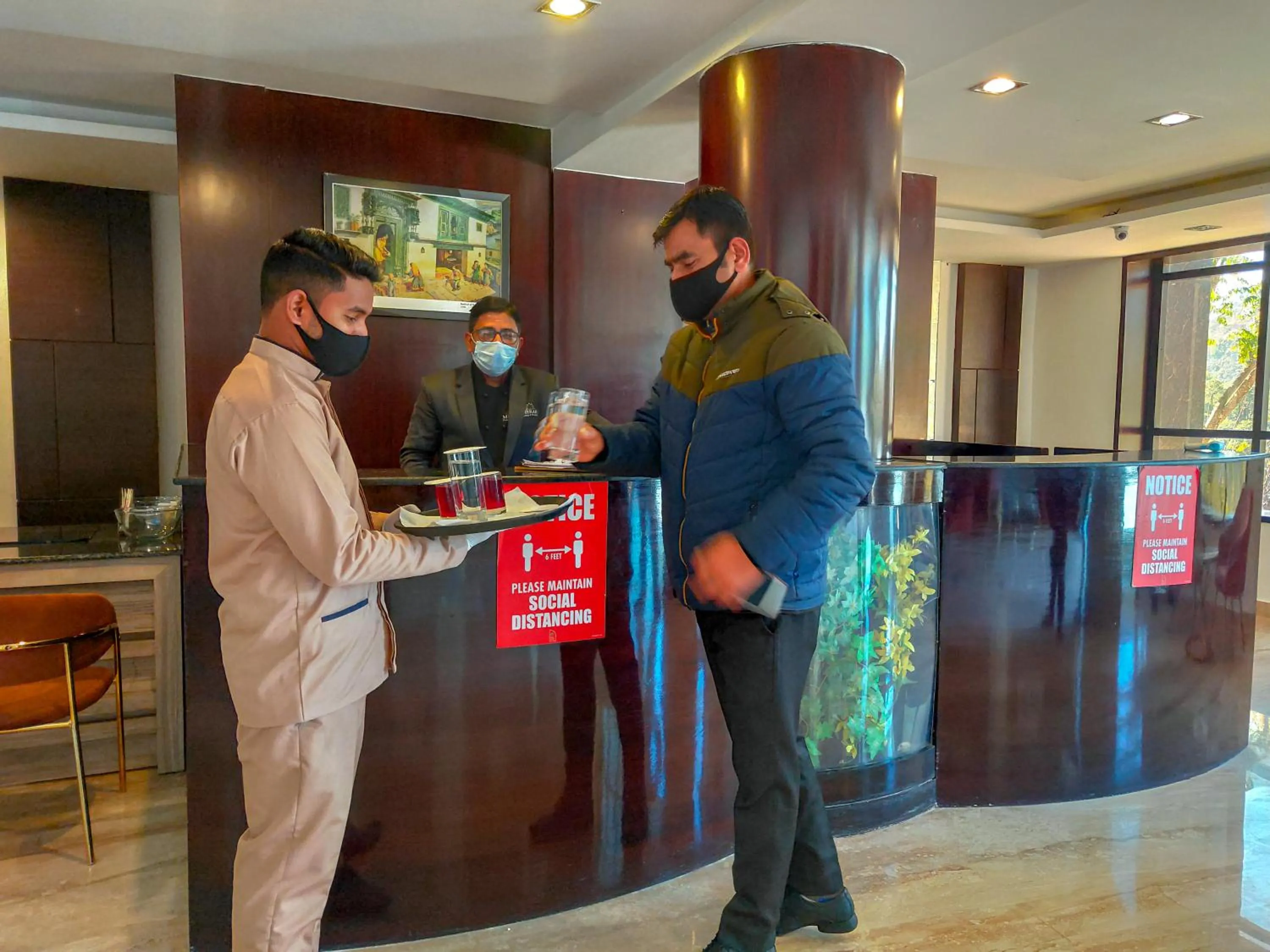 Lobby or reception in Excel Hotels and Resorts Bhimtal