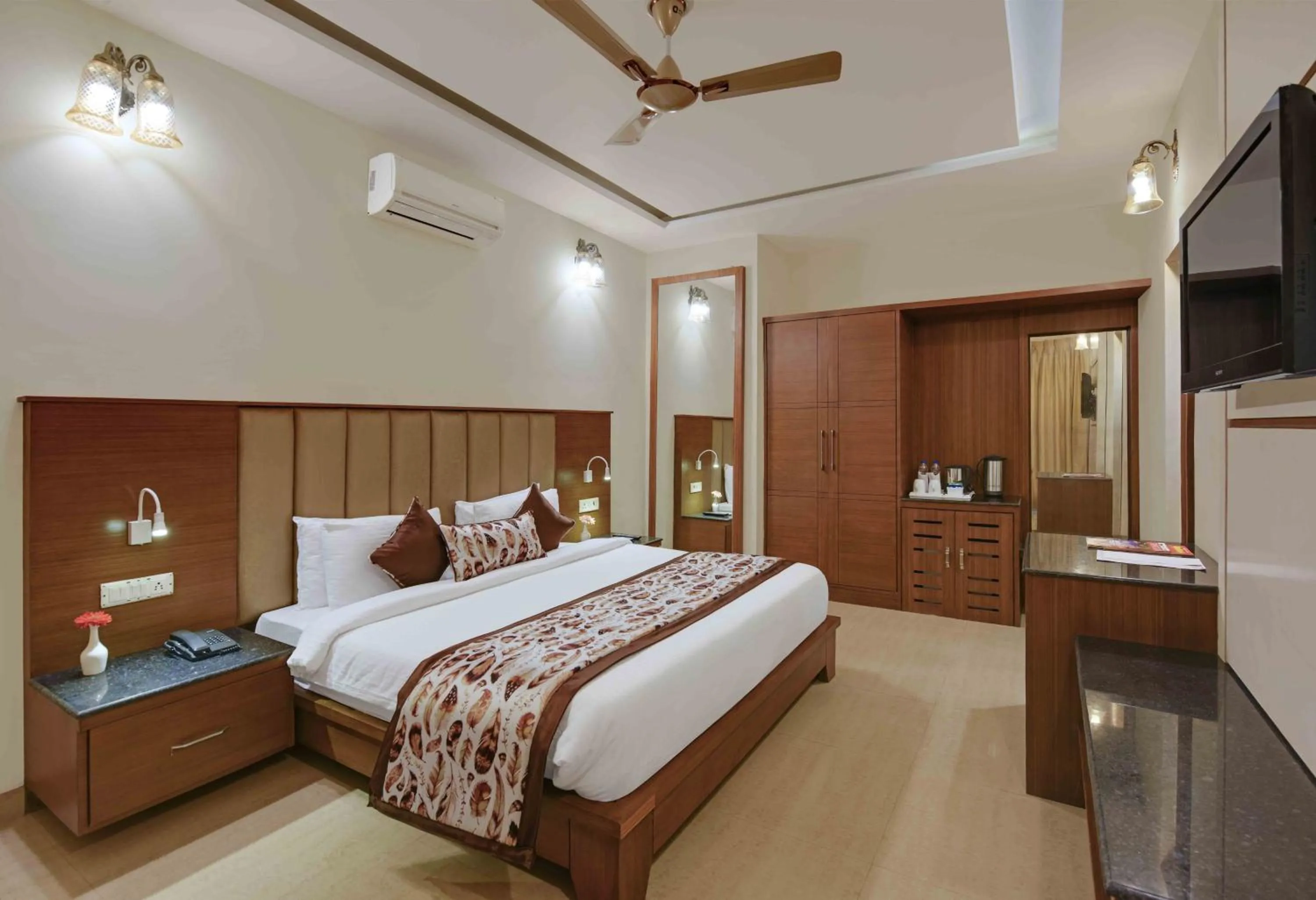 Bedroom, Bed in Excel Hotels and Resorts Bhimtal